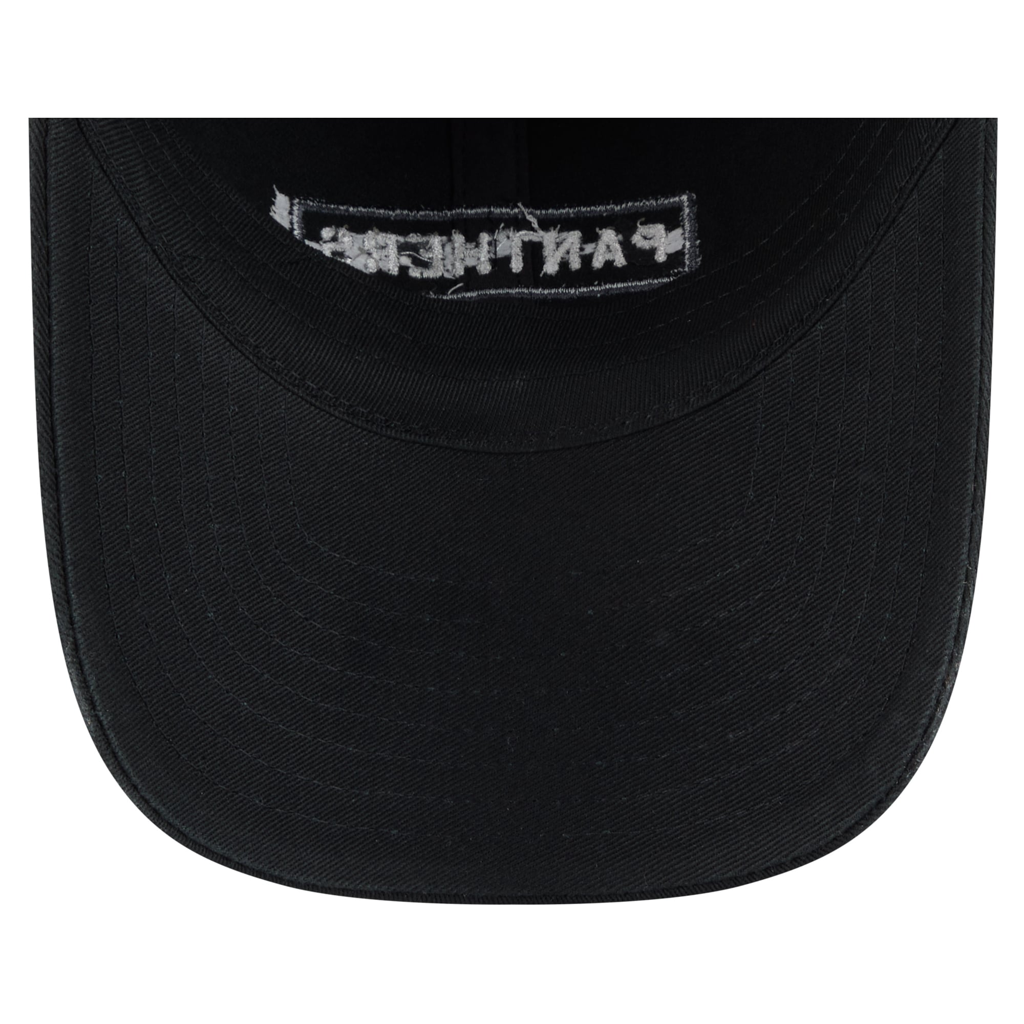 Casquette New Era noire pour homme, modèle Carolina Panthers 2026 Salute To Service, style classique décontracté et ajustable