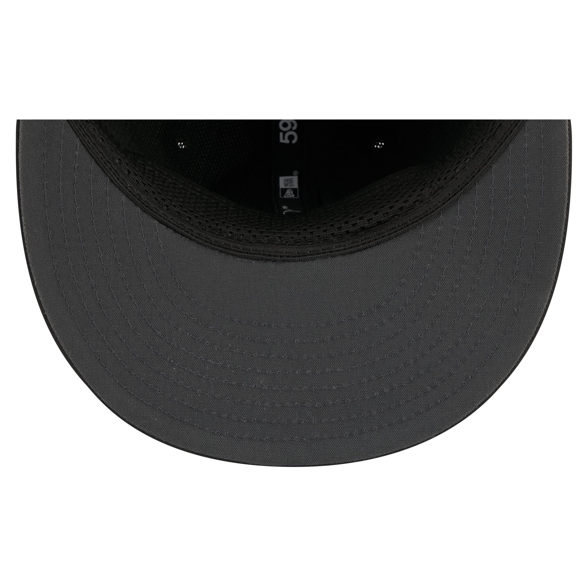 Casquette ajustée New Era noire Carolina Panthers 2026 Sideline 59FIFTY pour homme