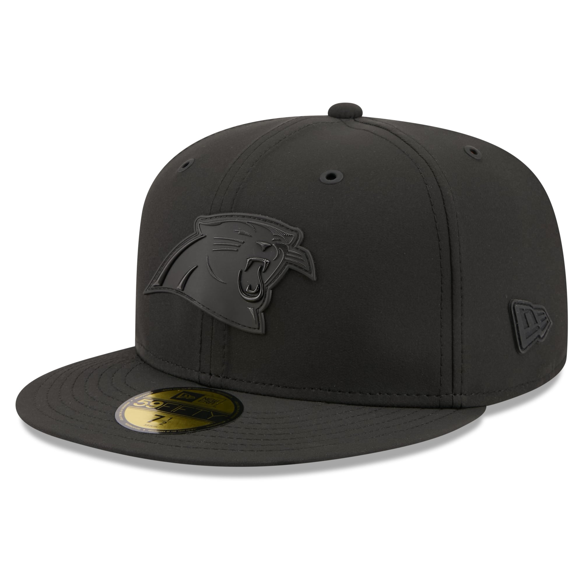 Casquette ajustée New Era noire Carolina Panthers 2026 Sideline 59FIFTY pour homme