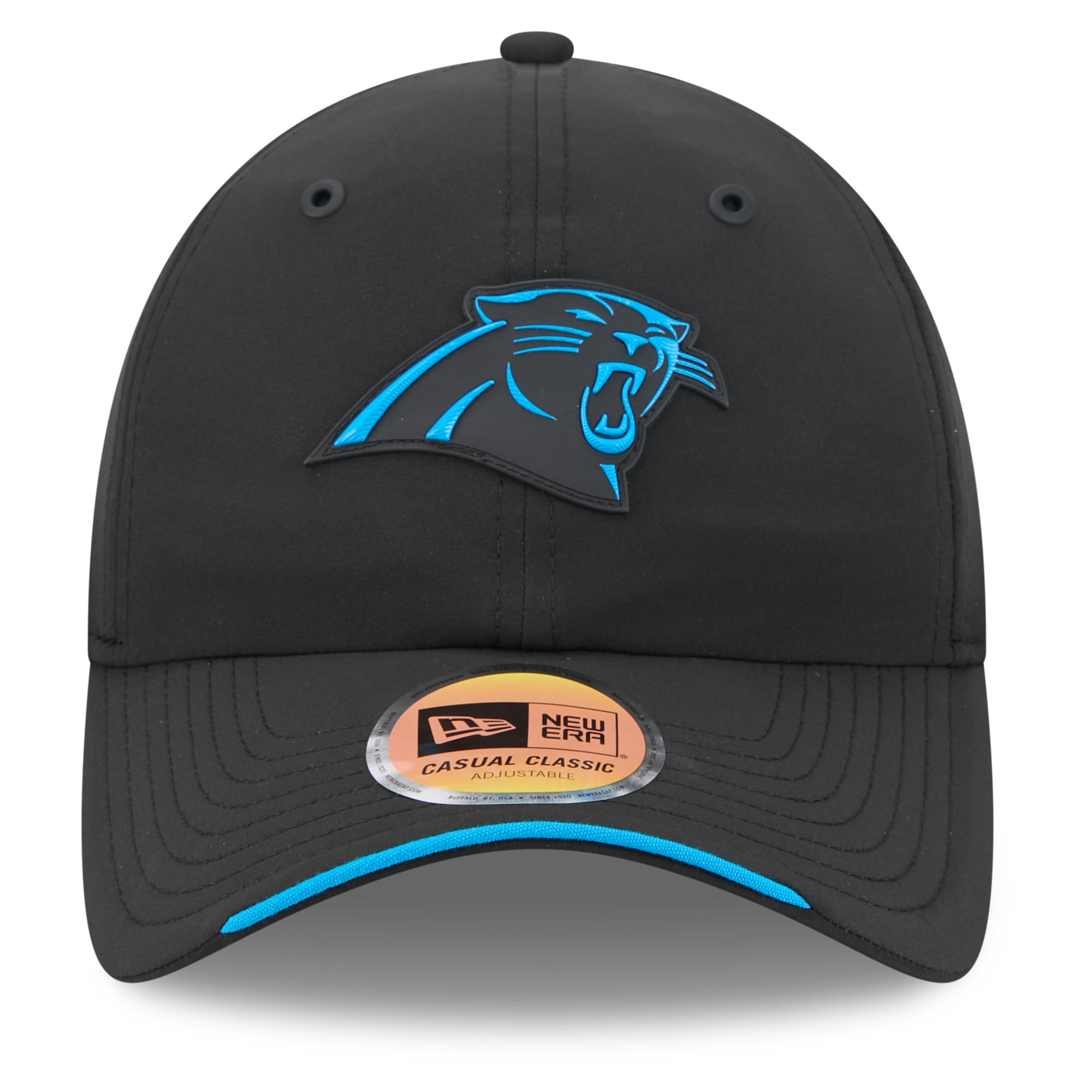 Men's New Era Black Carolina Panthers 2026 Sideline Casual Classic Adjustable Hat