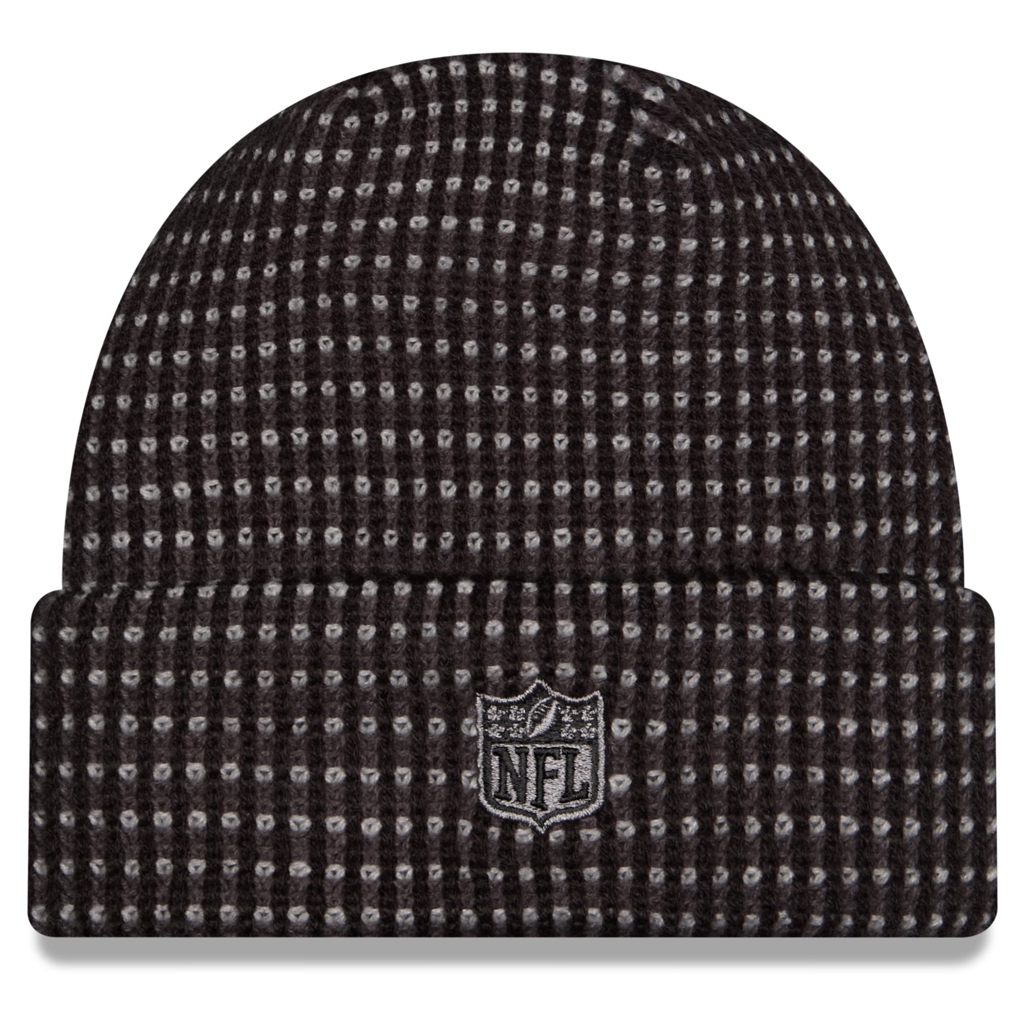 Bonnet à revers New Era noir Carolina Panthers 2026 pour homme