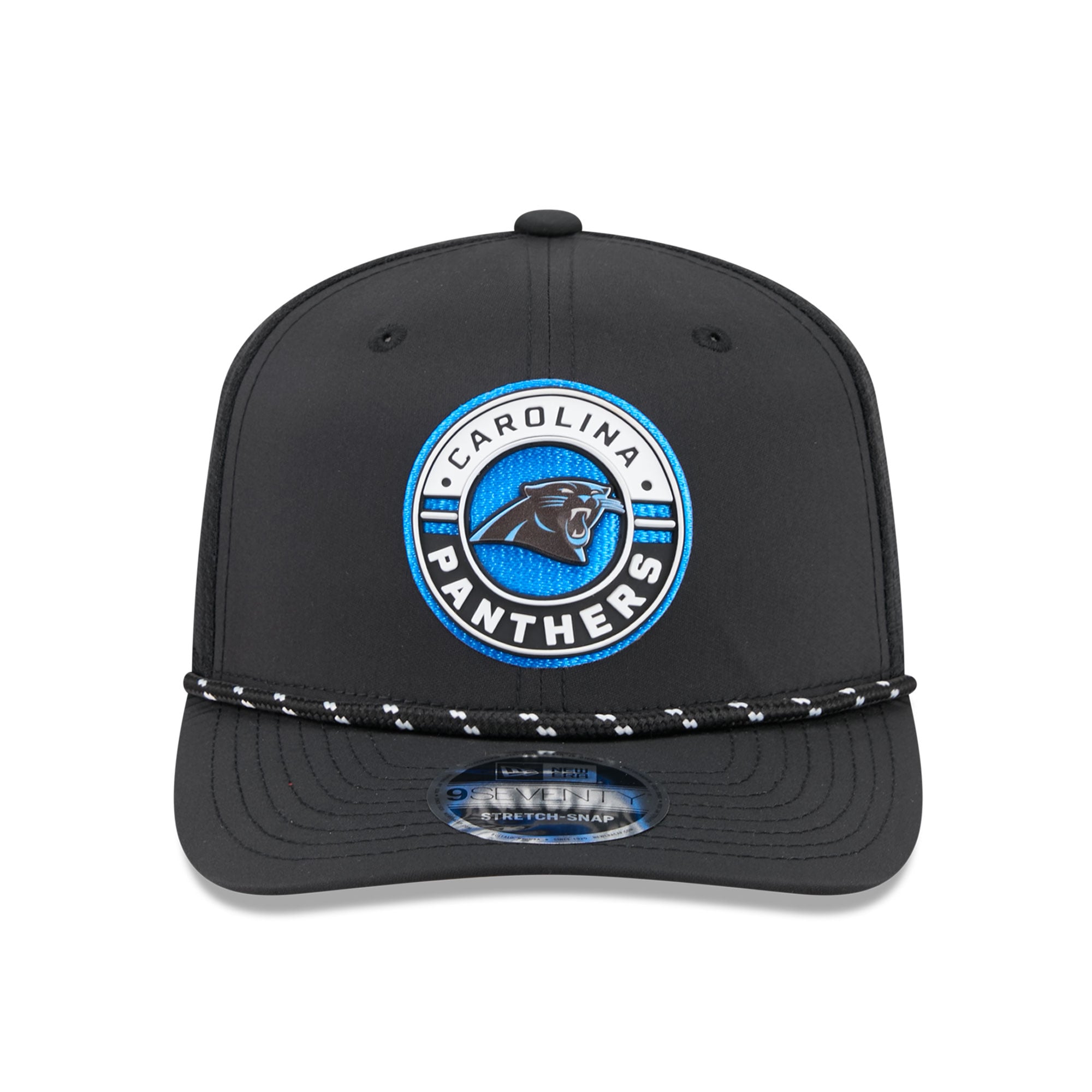 Men's New Era Black Carolina Panthers Game 9SEVENTY Adjustable Hat