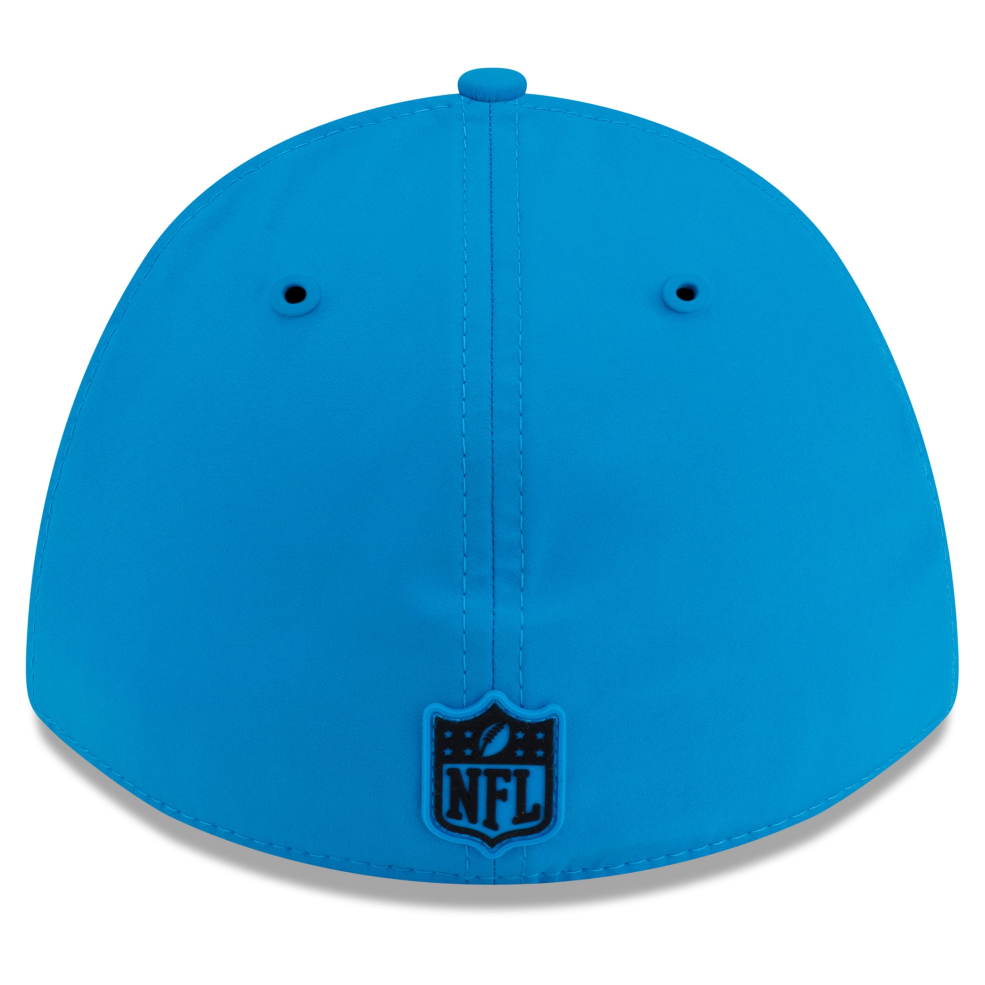 Casquette New Era bleue Carolina Panthers 2026 Sideline 39THIRTY M-Crown Flex pour homme