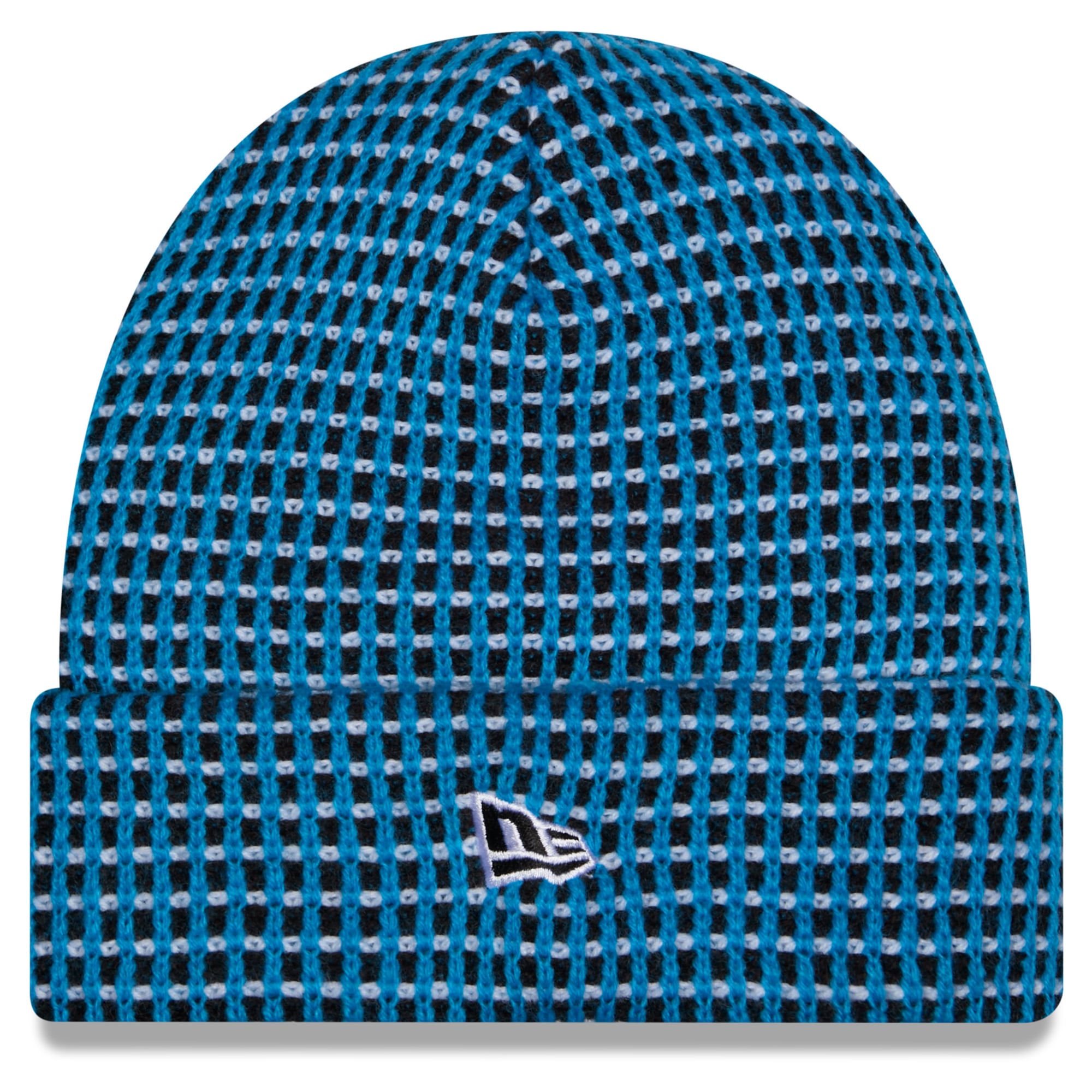 Bonnet à revers bleu New Era Carolina Panthers 2026 pour homme