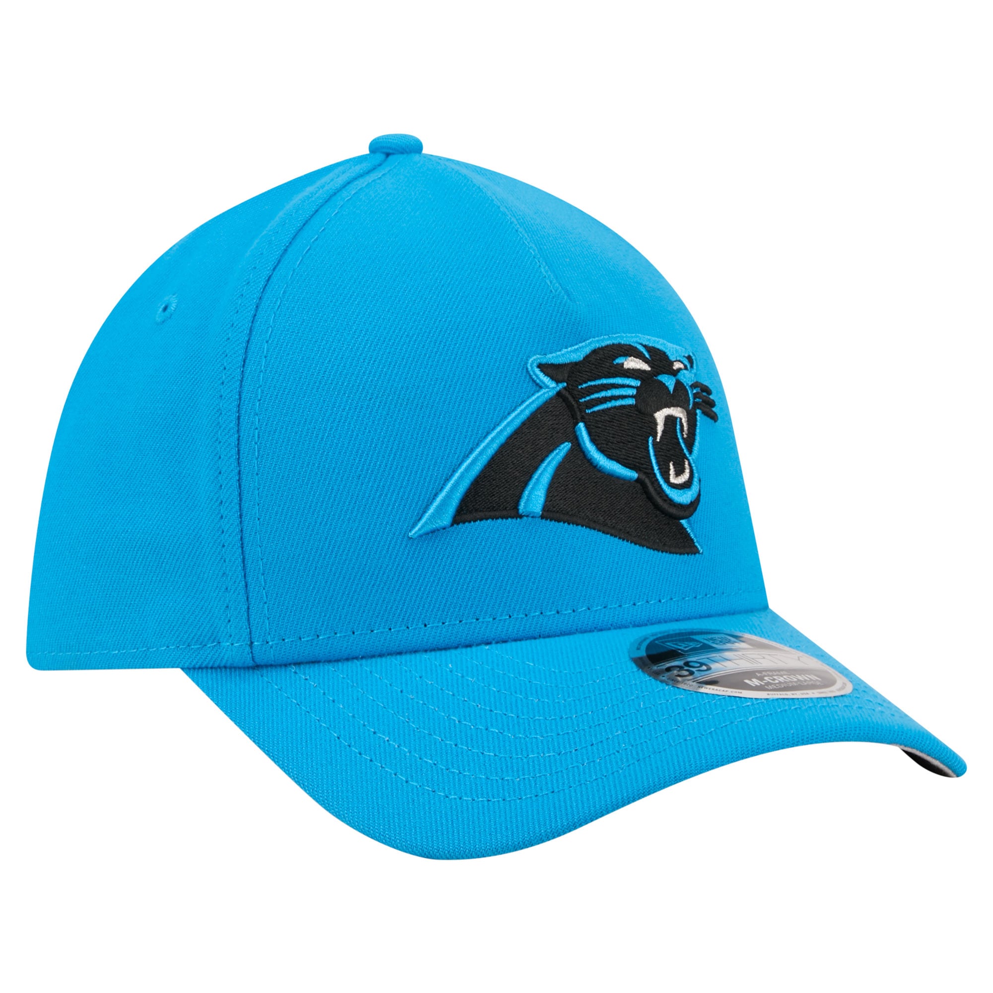 Men's New Era Blue Carolina Panthers 39THIRTY M-Crown A-Frame Stretch Hat