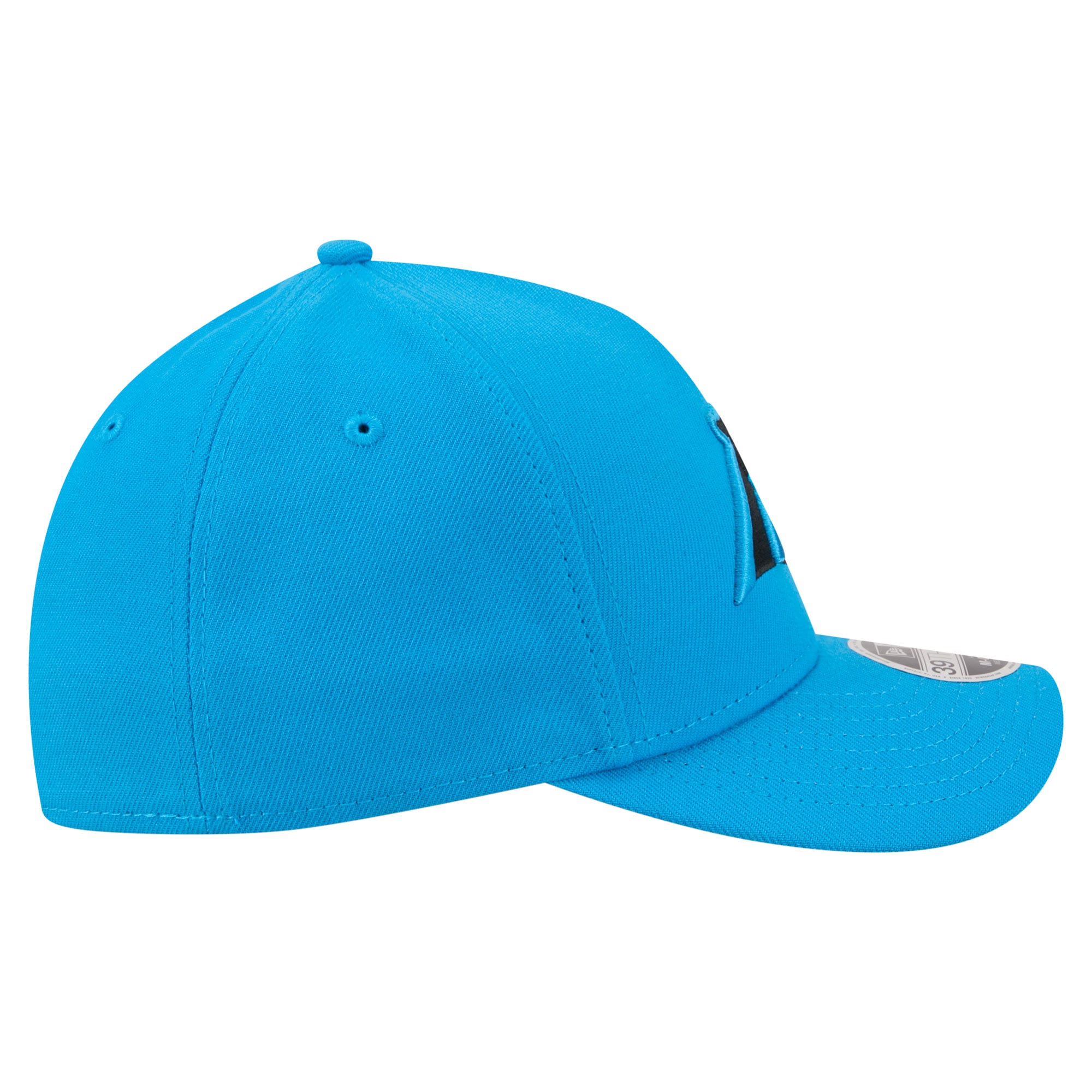 Men's New Era Blue Carolina Panthers 39THIRTY M-Crown A-Frame Stretch Hat