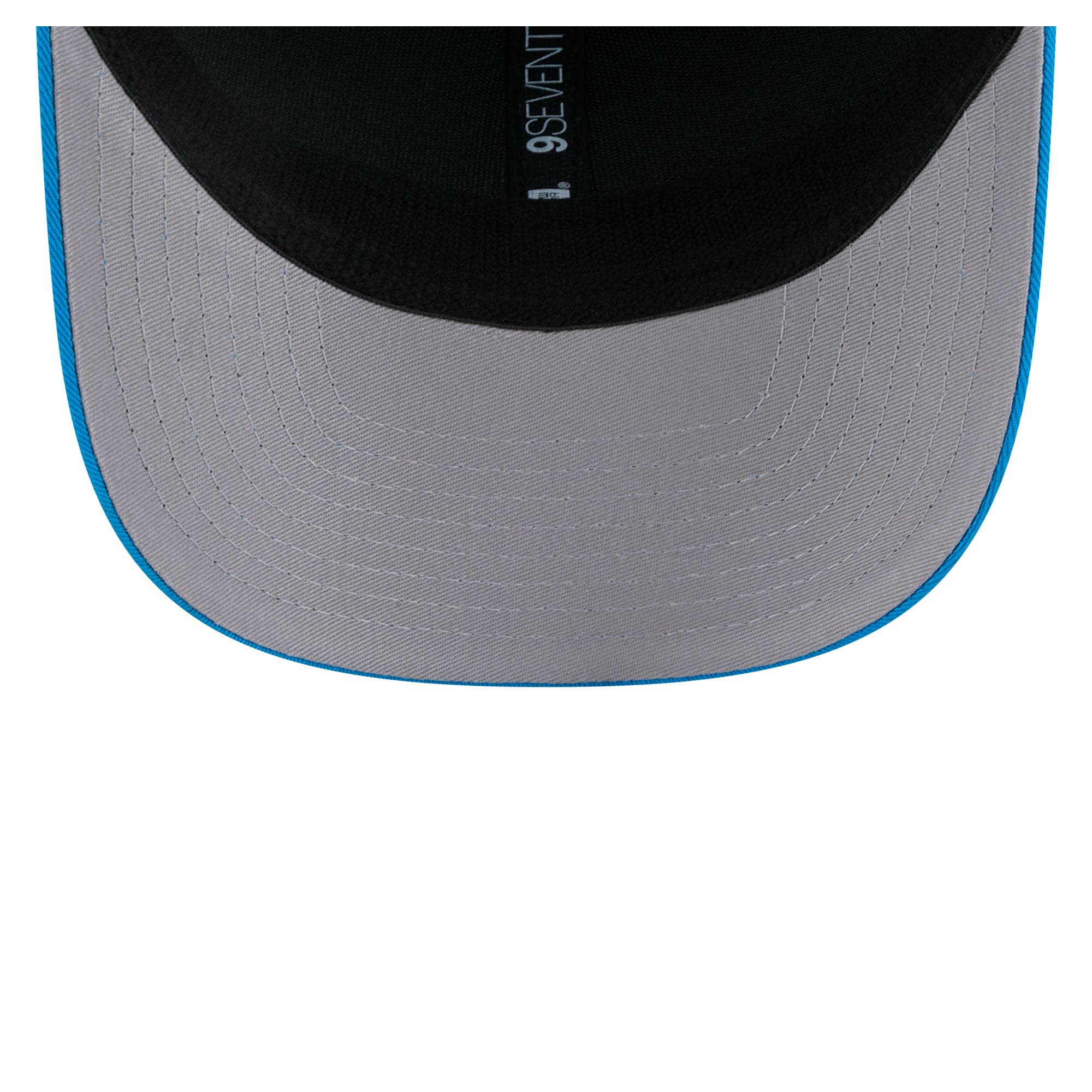 Casquette trucker New Era bleue Carolina Panthers pour homme (modèle 9SEVENTY)
