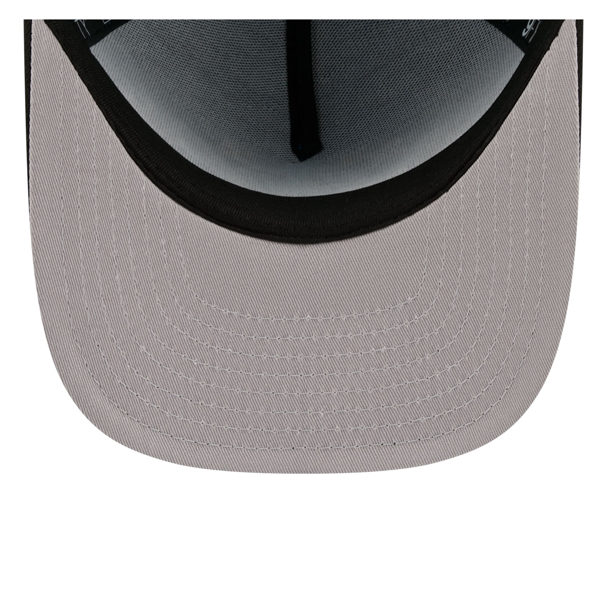 Casquette snapback New Era 9FIFTY pour homme, bleue et noire, motif Carolina Panthers.