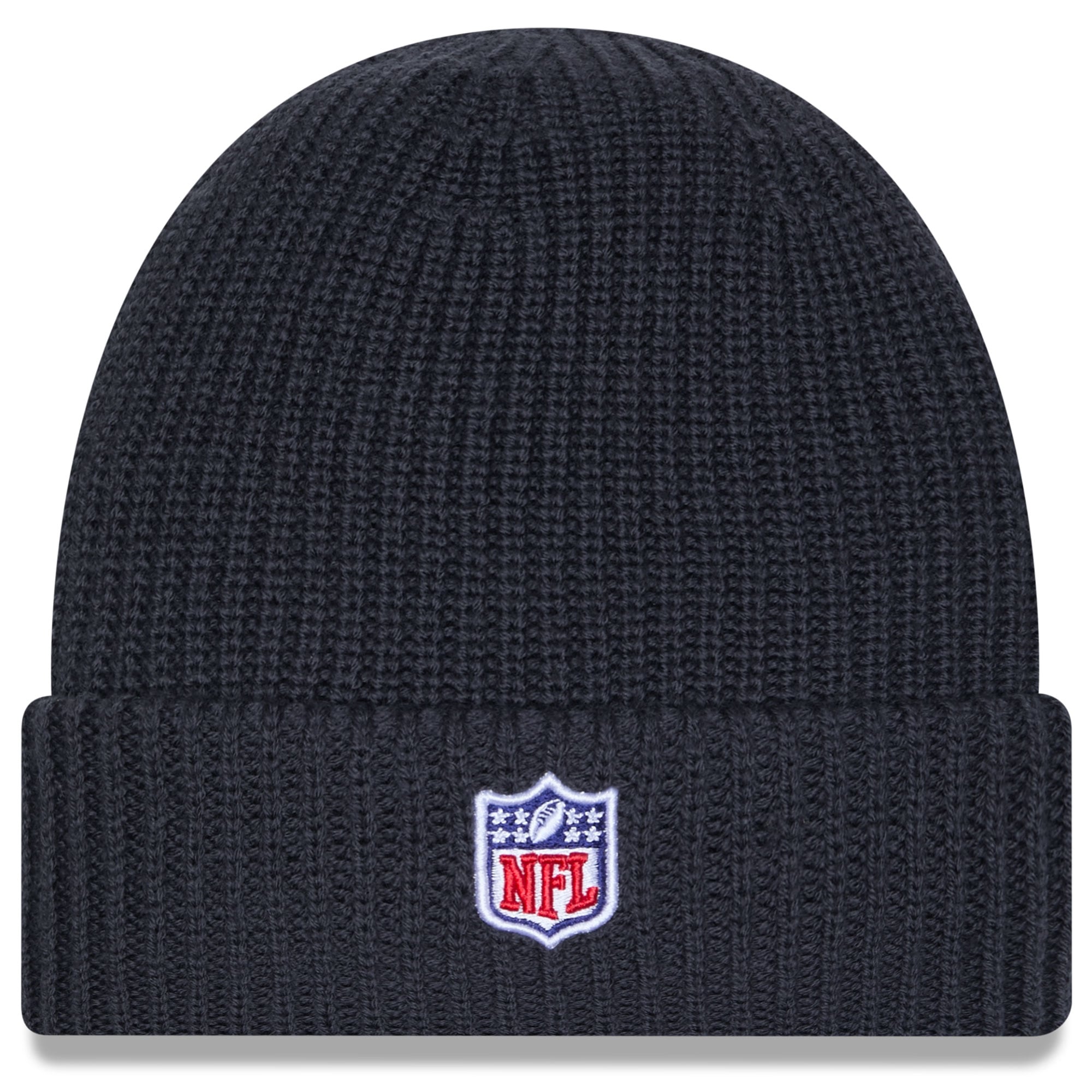 Bonnet en tricot à revers Sideline 2025 des Carolina Panthers de New Era pour homme, couleur anthracite