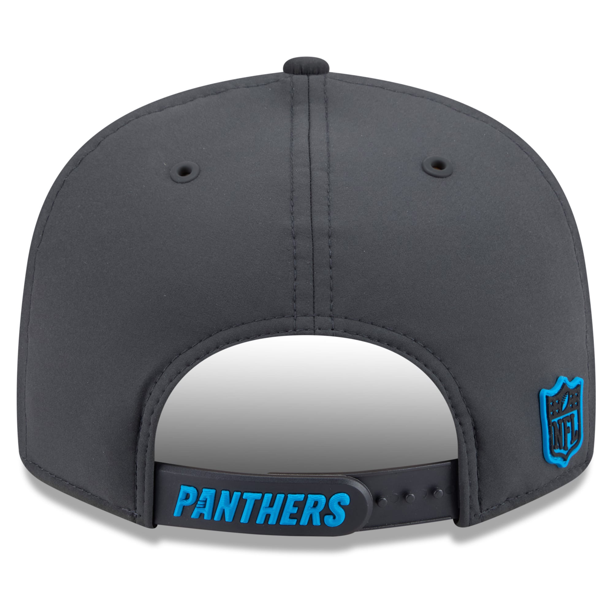 Casquette snapback New Era 9FIFTY pour homme, couleur anthracite, Carolina Panthers 2026, idéale pour les temps froids.