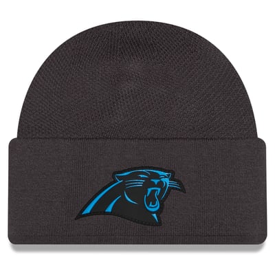 Carolina Panthers New Era 2026 Sideline Cold Weather  Skully Knit Hat - Charcoal
