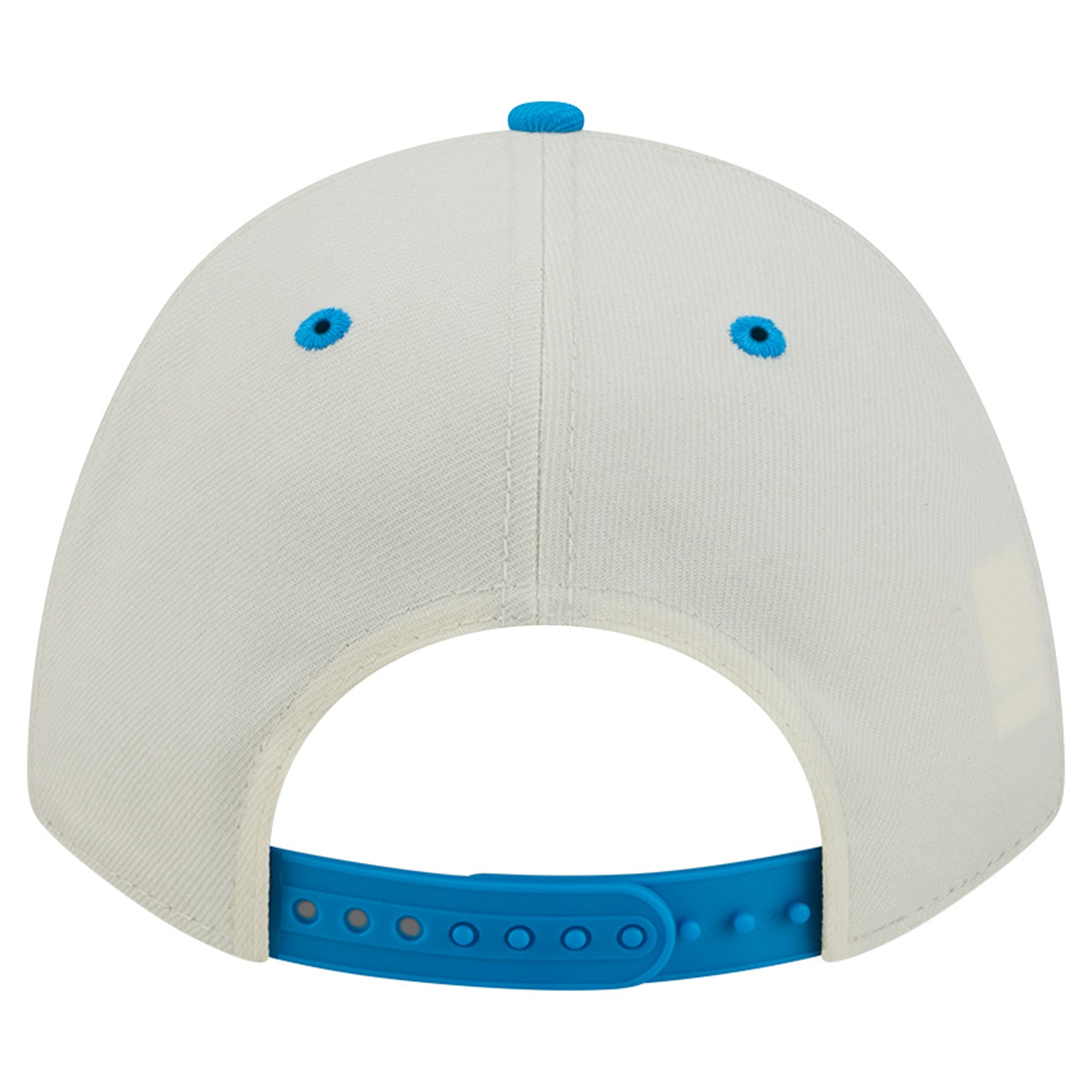 Casquette ajustable New Era Arch 9FORTY A-Frame M-Crown pour homme, crème/bleue, Carolina Panthers