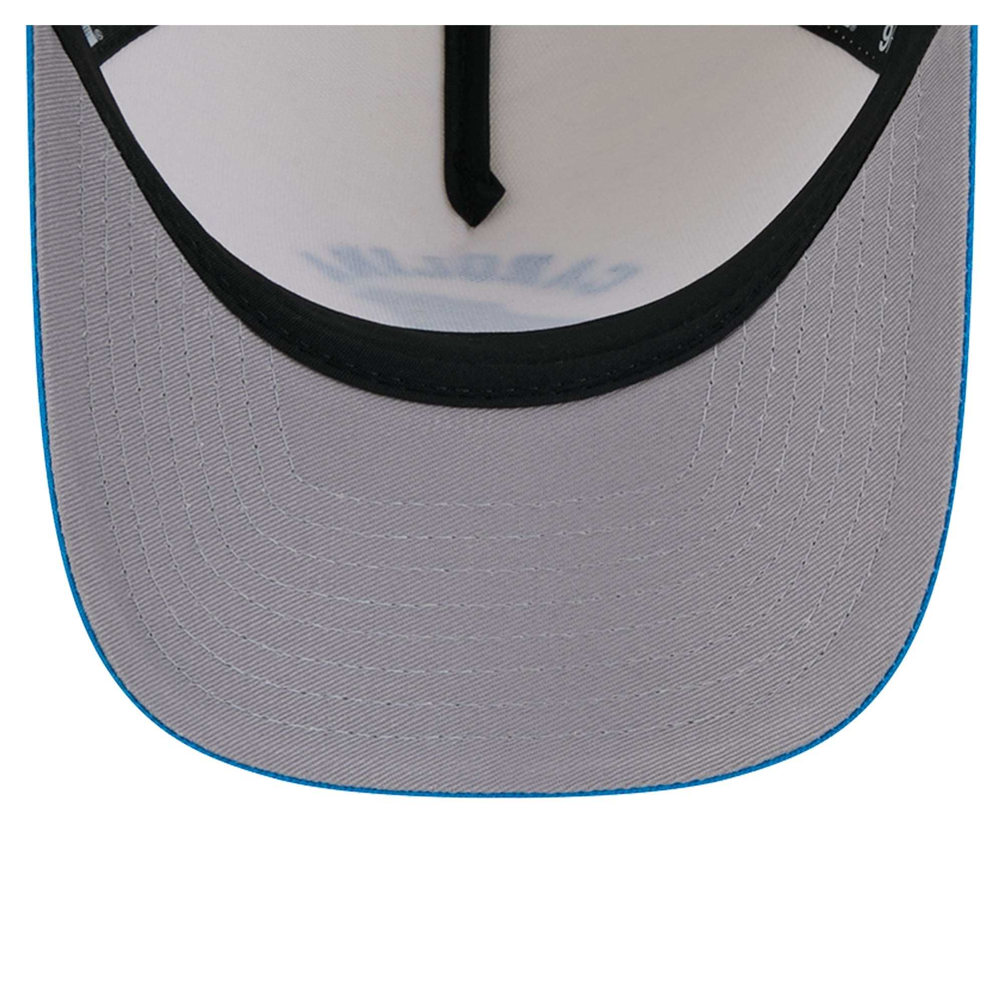 Casquette ajustable New Era Arch 9FORTY A-Frame M-Crown pour homme, crème/bleue, Carolina Panthers