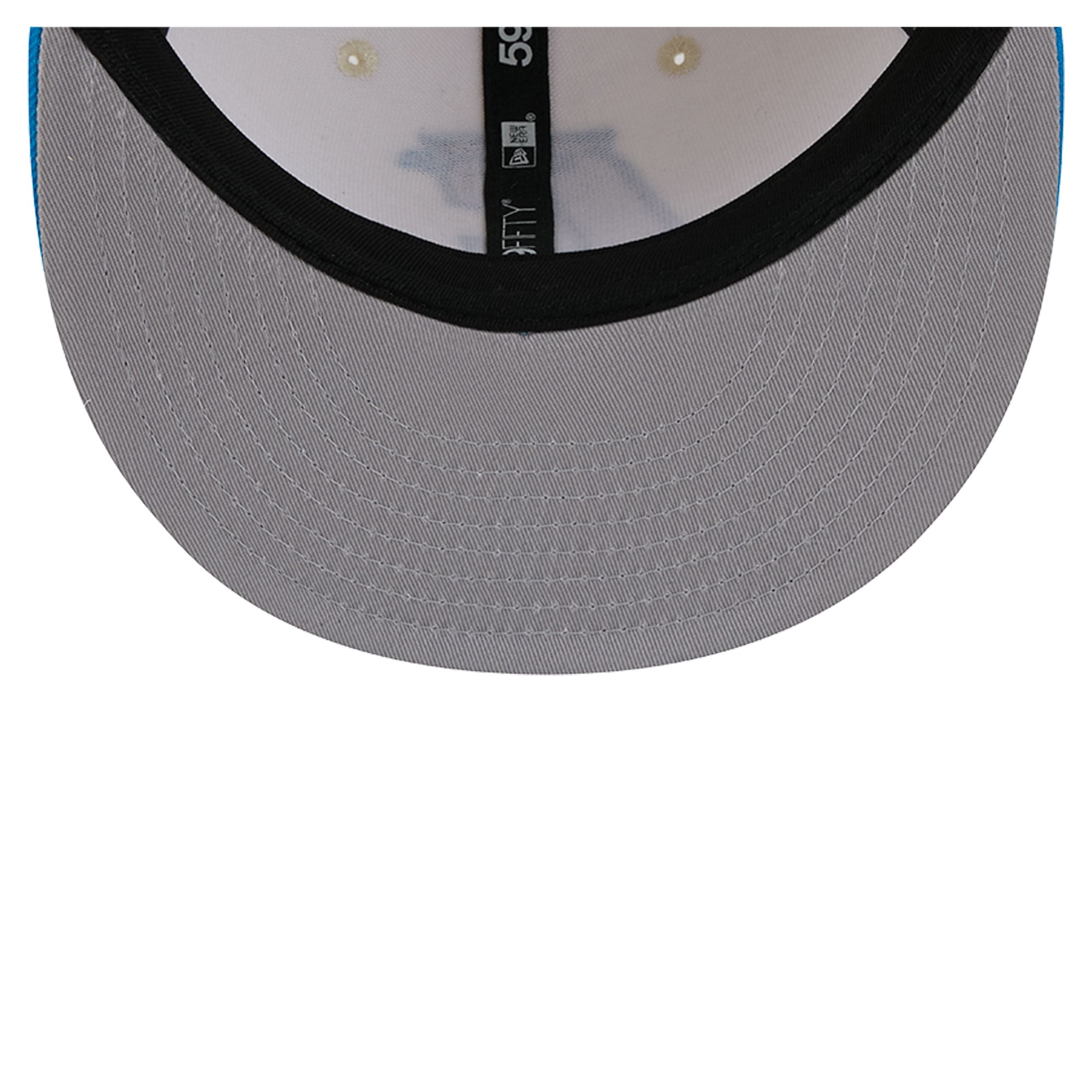 Casquette ajustée New Era Deceptor 59FIFTY crème/bleue pour homme