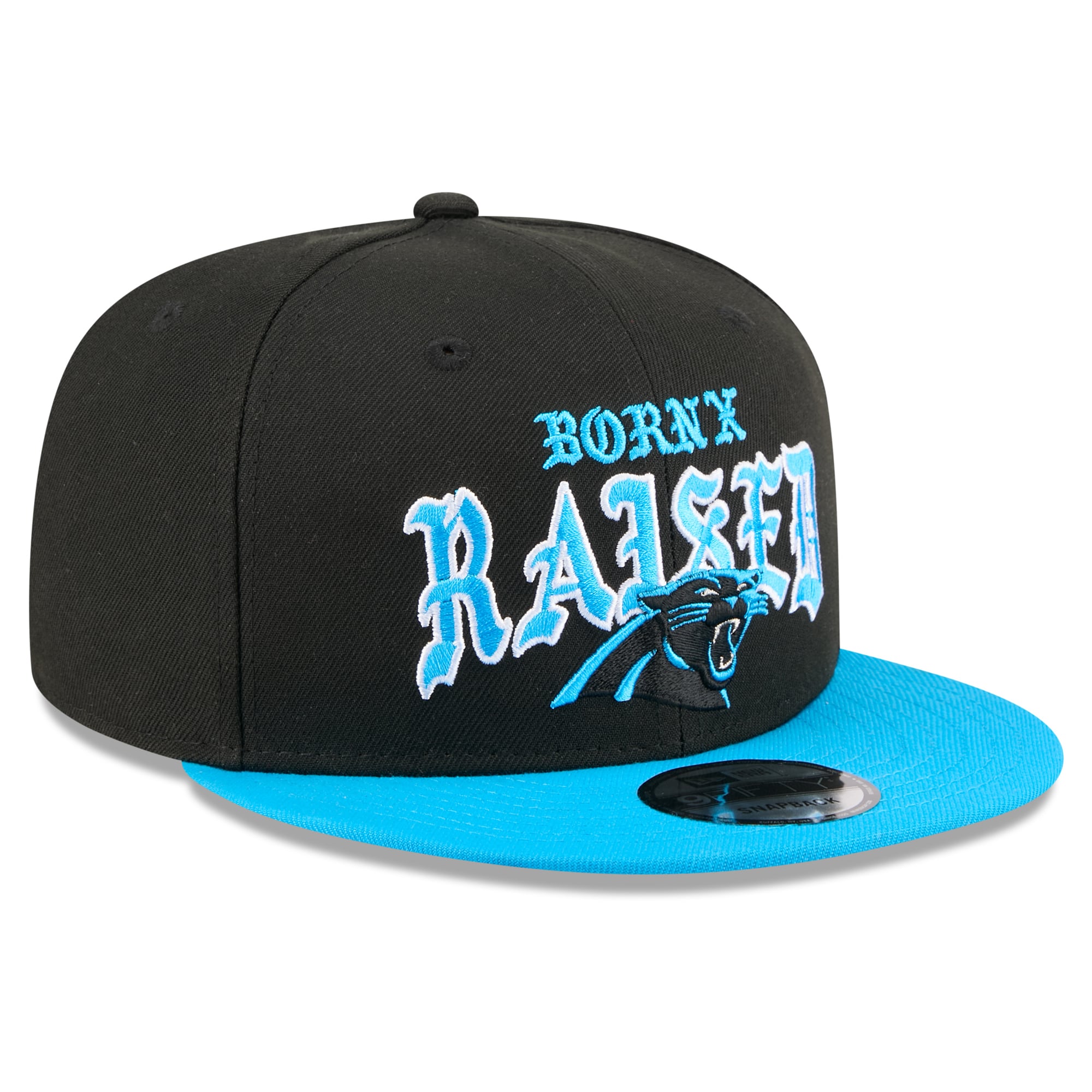 Casquette snapback New Era x Born x Raised Carolina Panthers noire et bleue pour homme