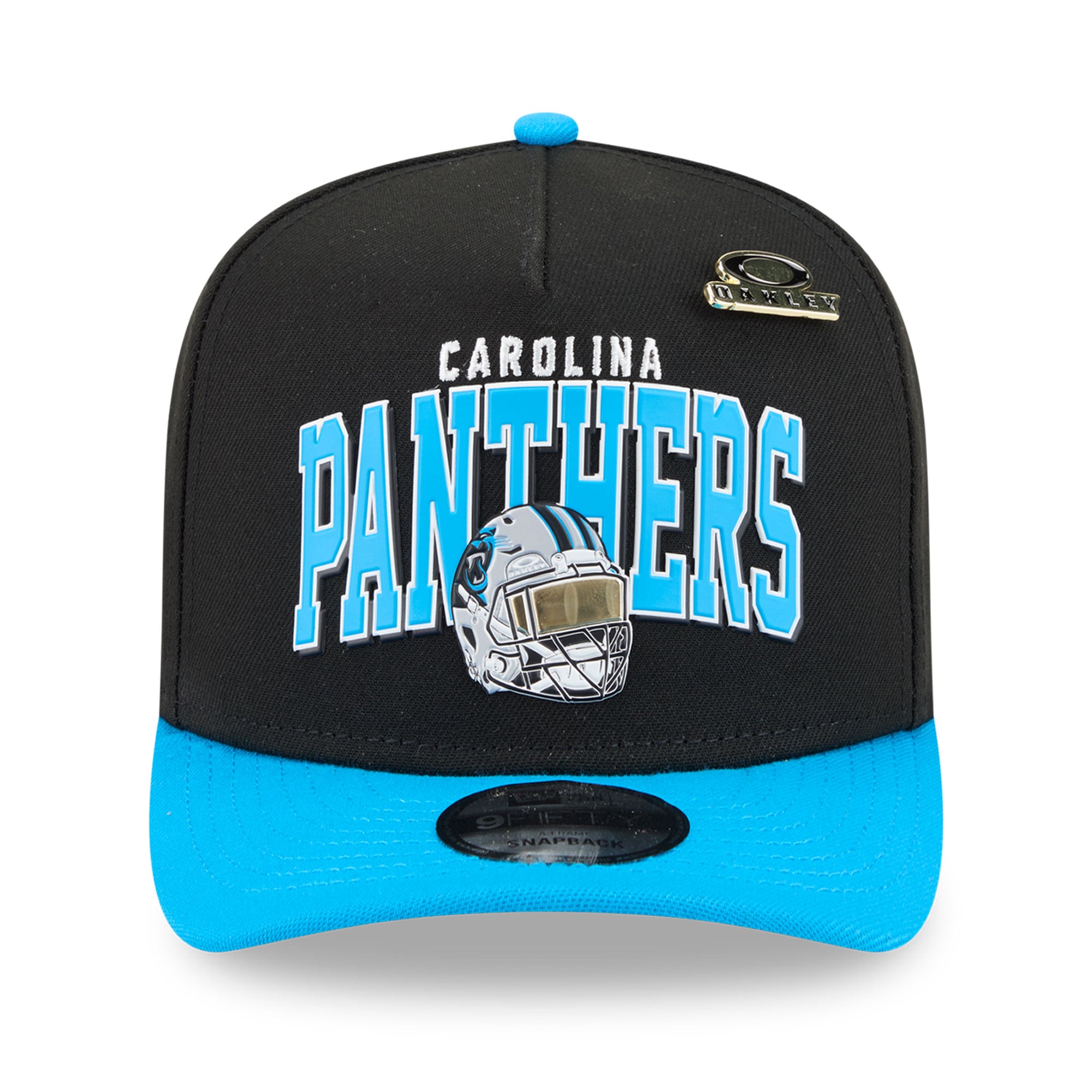 Men's New Era x Oakley  Black Carolina Panthers 9FIFTY Snapback Hat