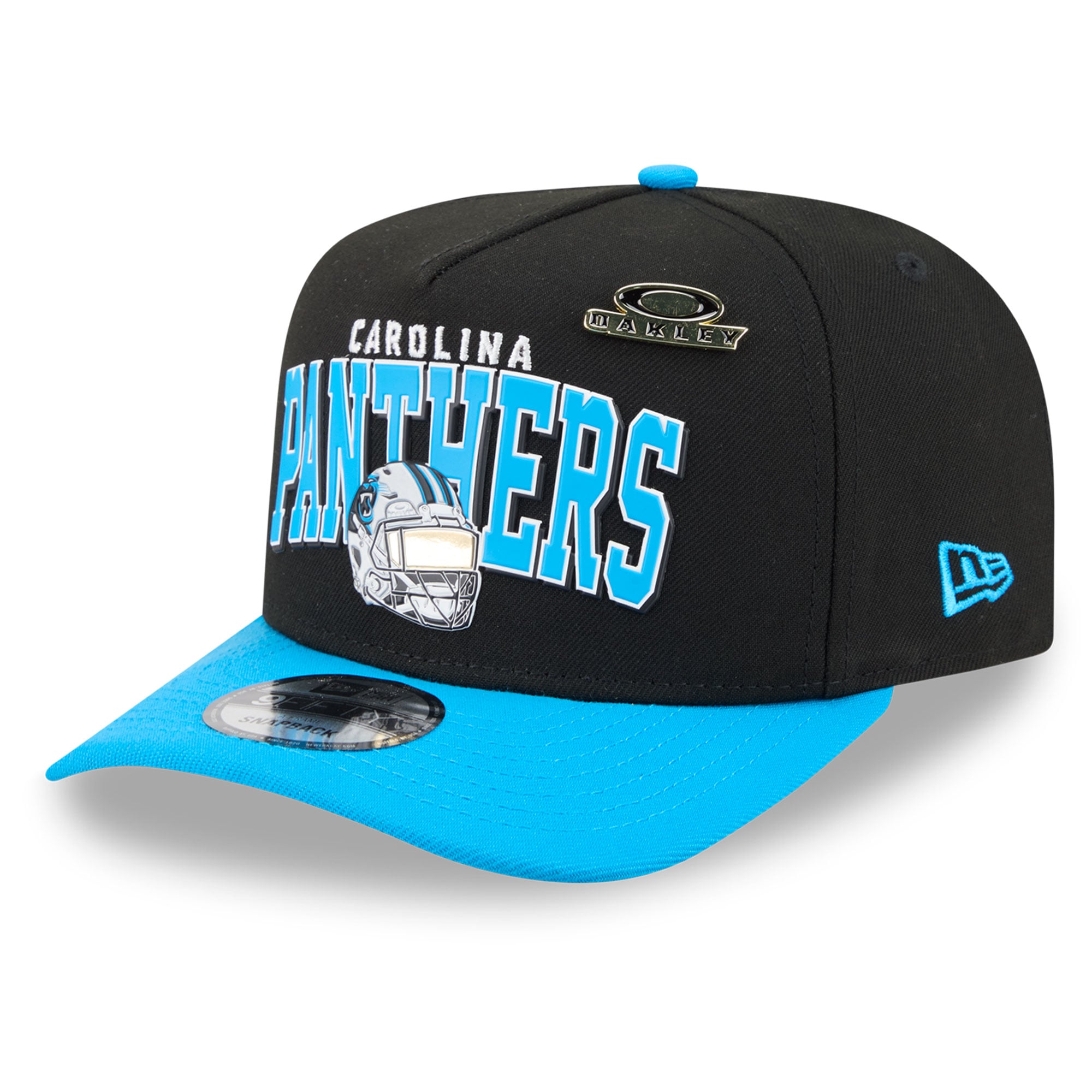 Men's New Era x Oakley  Black Carolina Panthers 9FIFTY Snapback Hat
