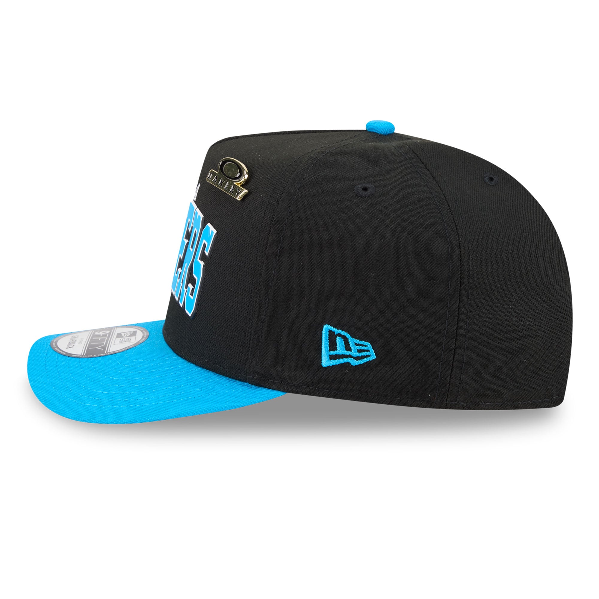 Men's New Era x Oakley  Black Carolina Panthers 9FIFTY Snapback Hat