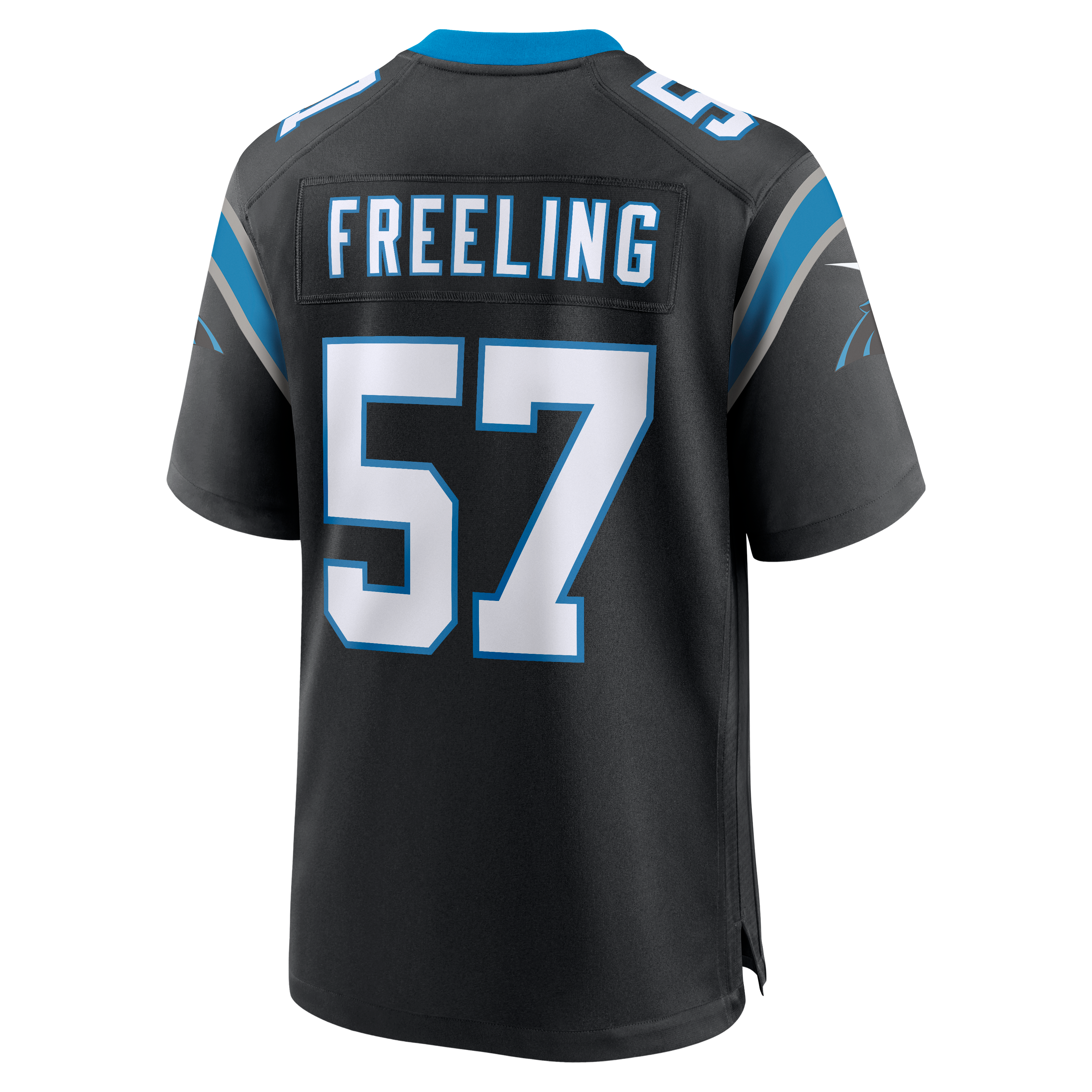 Maillot de match Nike noir pour homme des Panthers la Caroline, Monroe Freeling