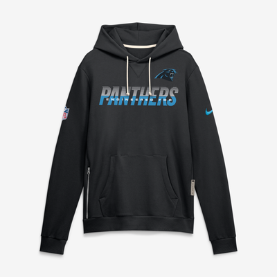 Carolina Panthers Nike Sideline Standard Issue Top Prospect Dri-FIT Hoodie - Black