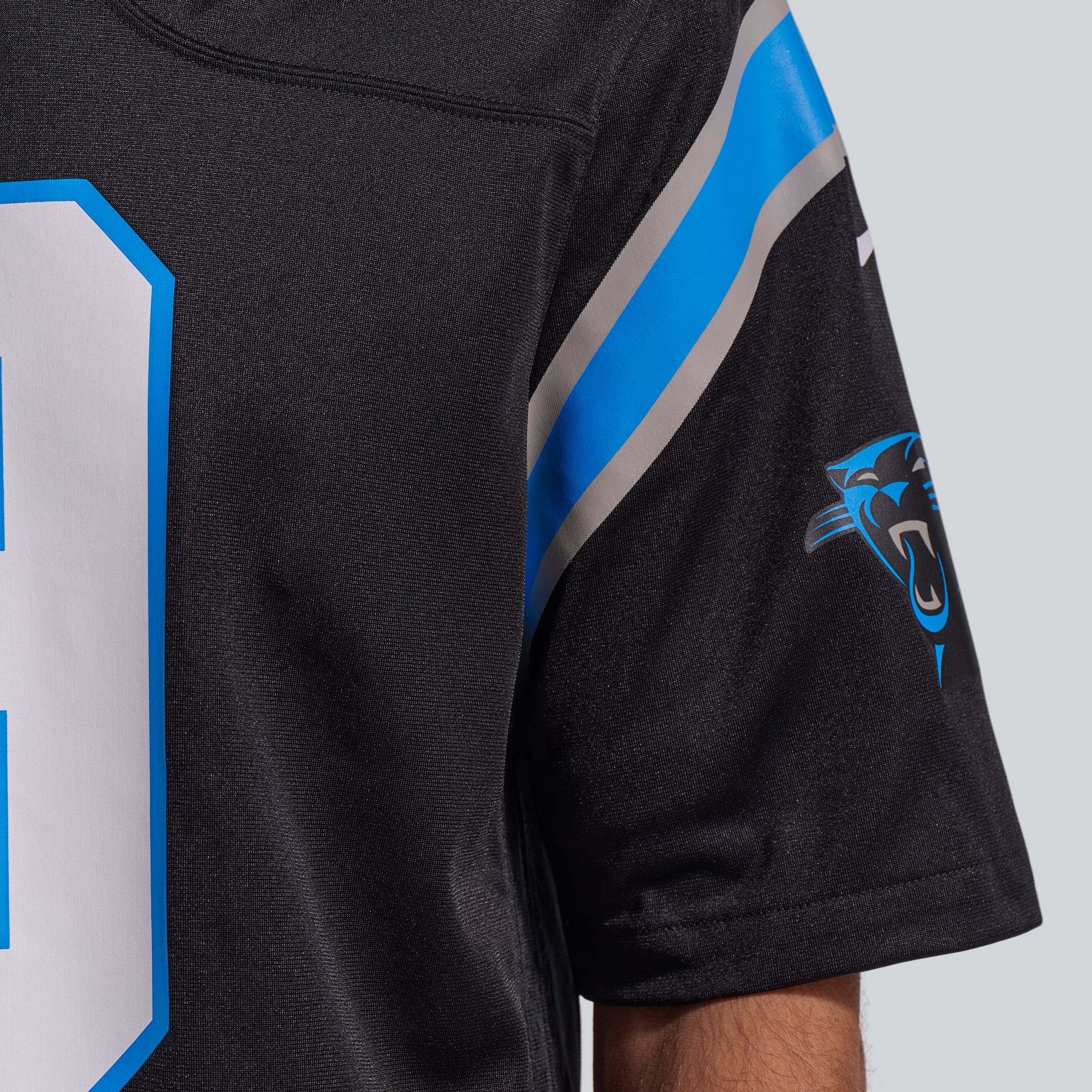 Maillot de match l'équipe Nike Bryce Young des Panthers la Caroline noirs pour hommes