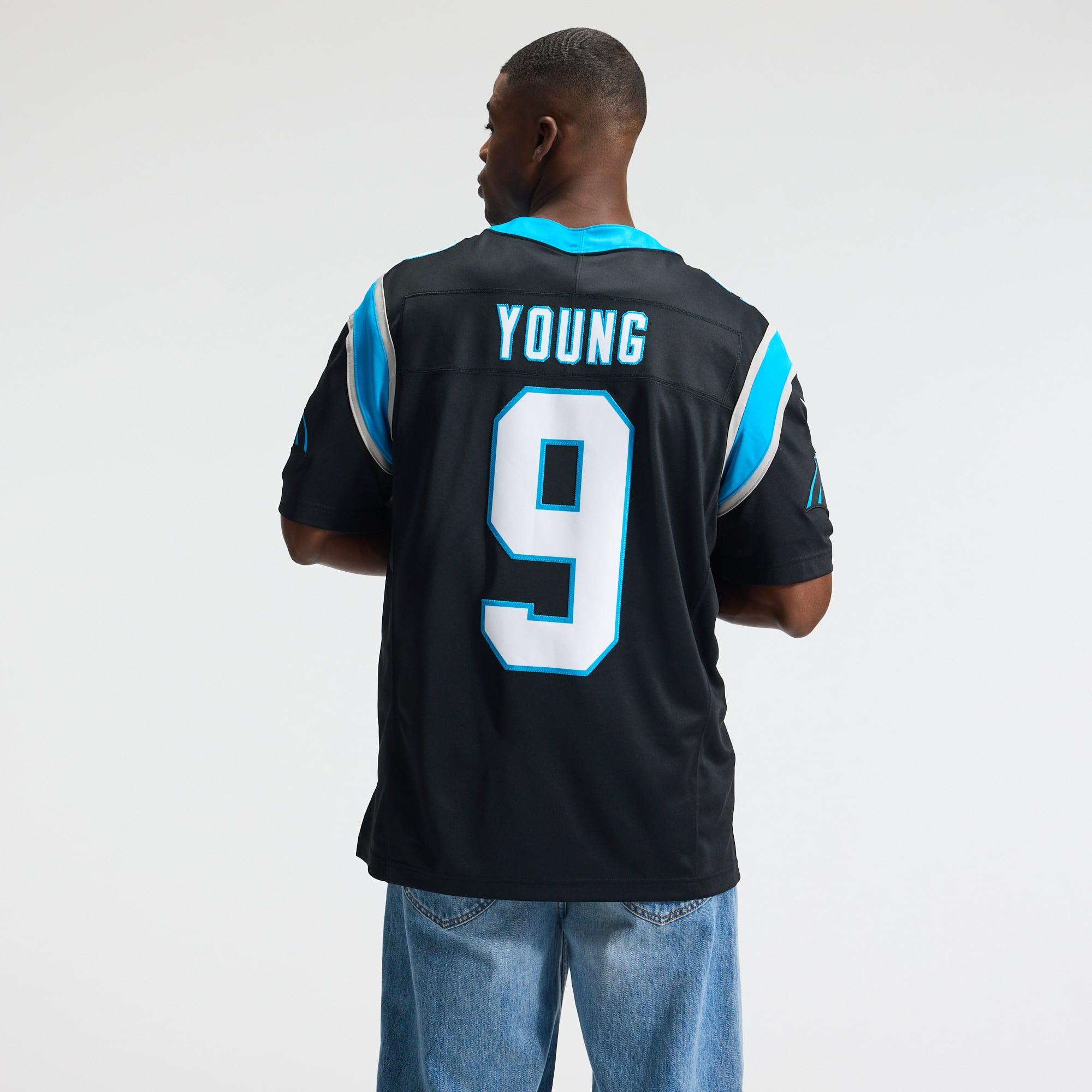 Men's Nike Bryce Young Black Carolina Panthers Team Vapor F.U.S.E. Stitched Limited Jersey