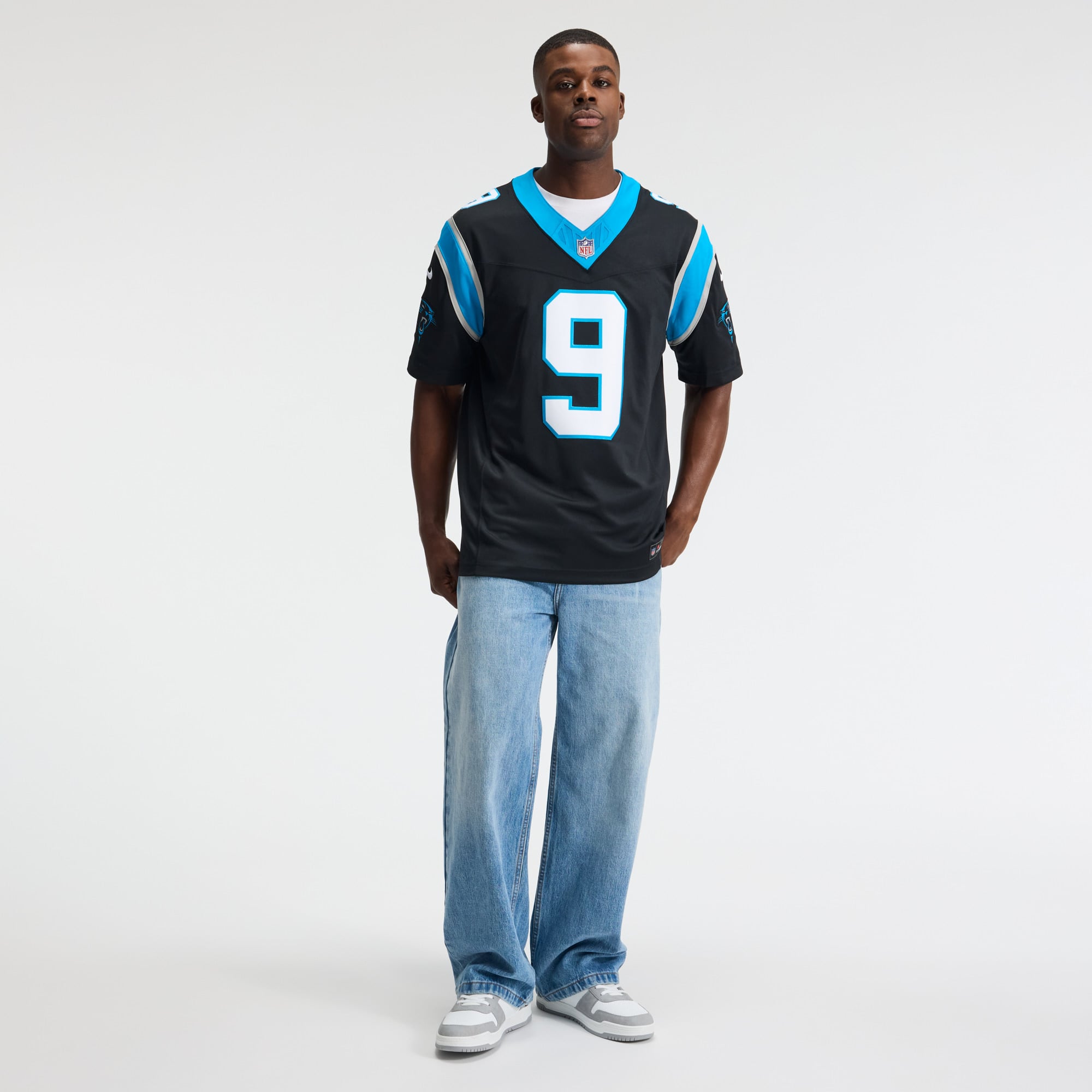 Men's Nike Bryce Young Black Carolina Panthers Team Vapor F.U.S.E. Stitched Limited Jersey