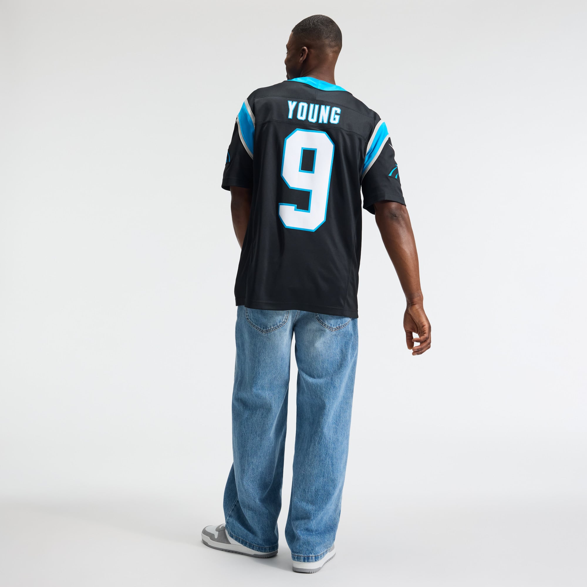 Men's Nike Bryce Young Black Carolina Panthers Team Vapor F.U.S.E. Stitched Limited Jersey