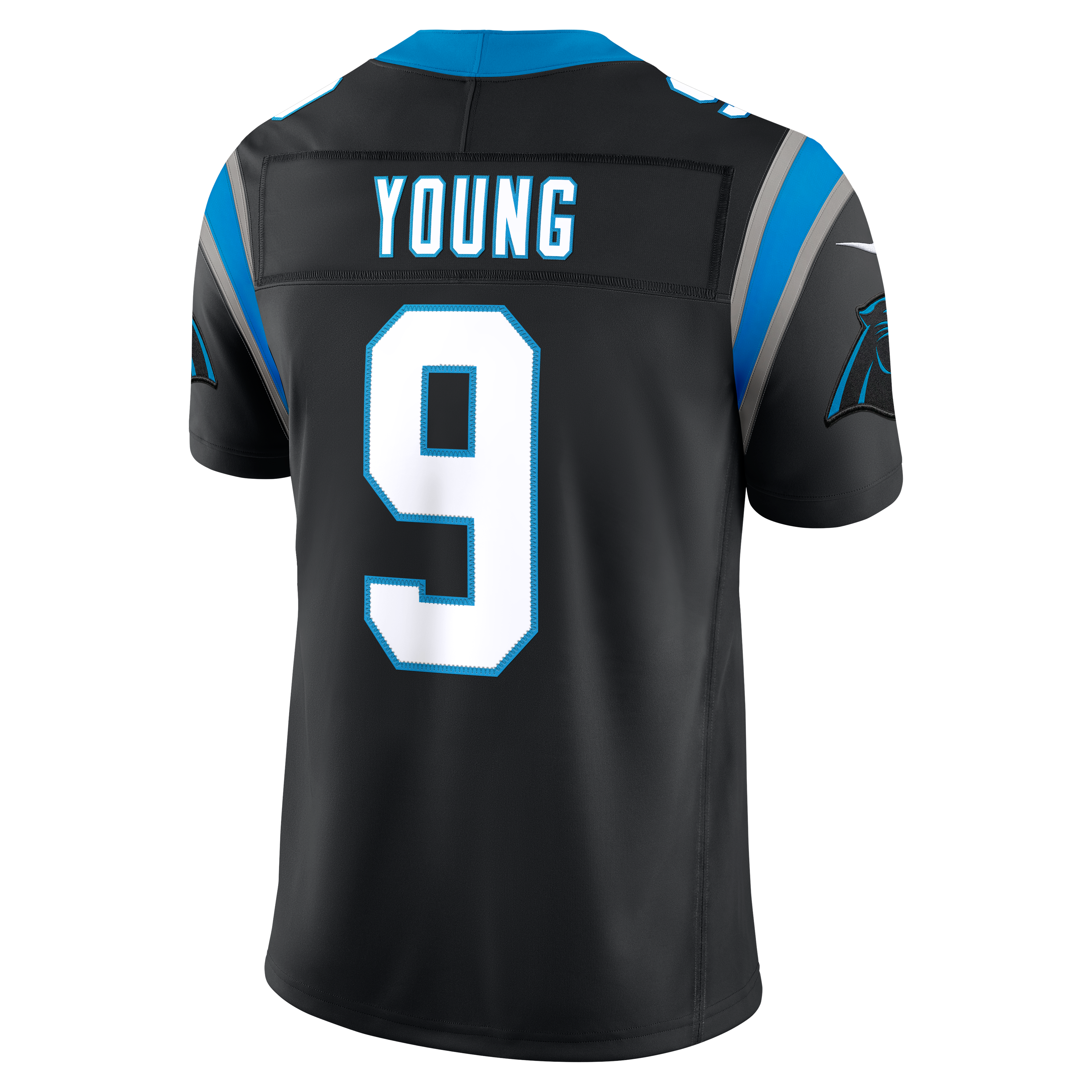 Men's Nike Bryce Young Black Carolina Panthers Team Vapor F.U.S.E. Stitched Limited Jersey