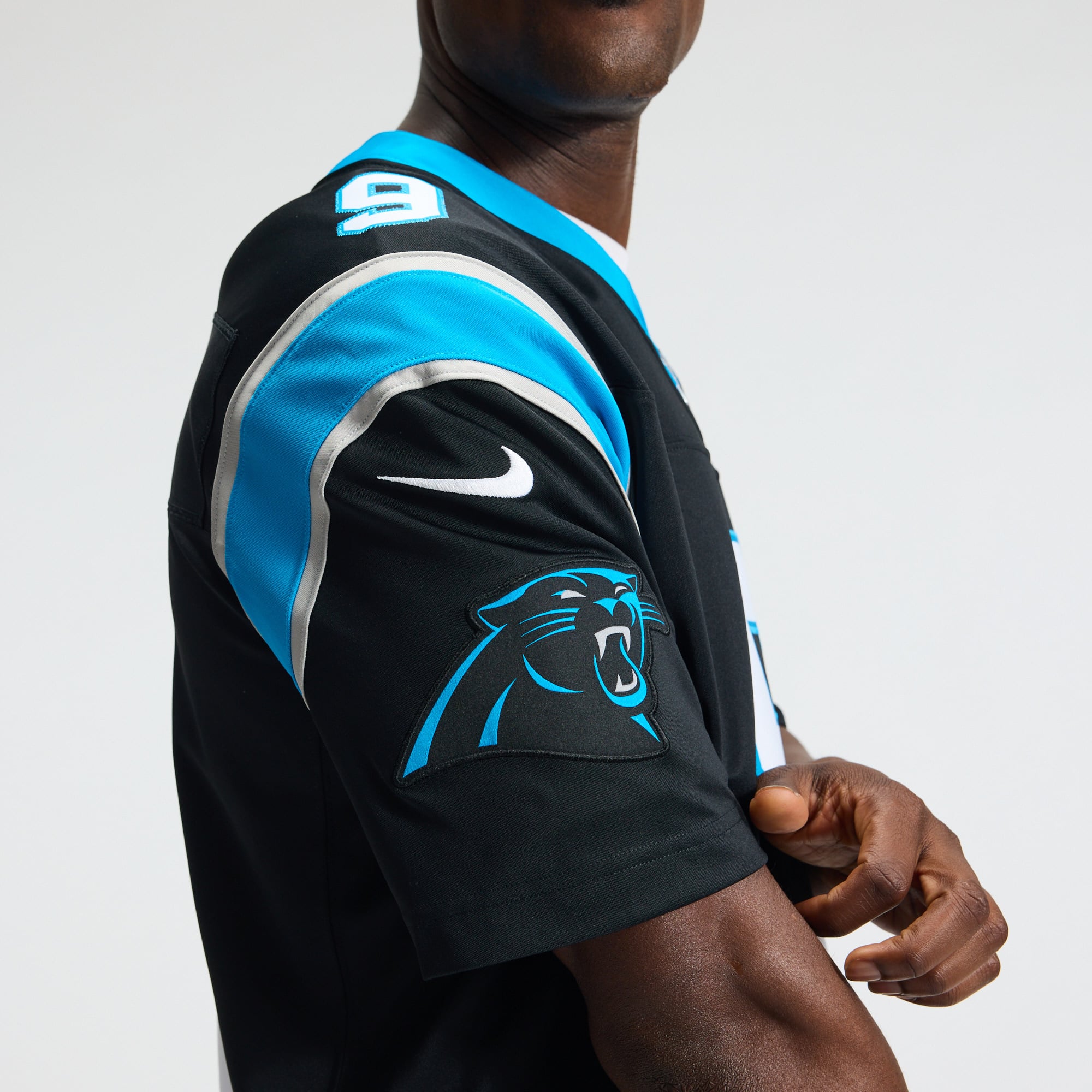 Men's Nike Bryce Young Black Carolina Panthers Team Vapor F.U.S.E. Stitched Limited Jersey