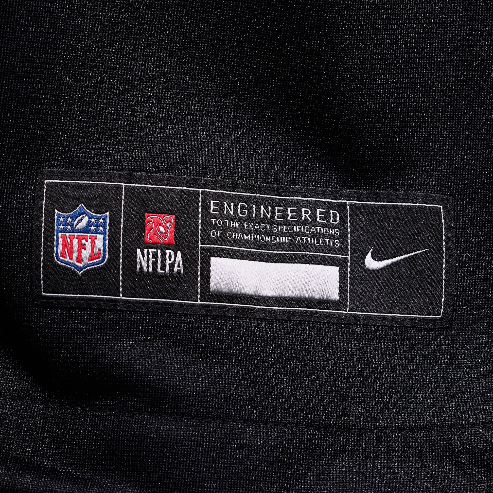 Maillot de match Nike Damien Lewis noir Carolina Panthers pour homme