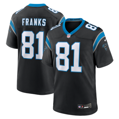 Feleipe Franks Carolina Panthers Nike Team Game Jersey - Black