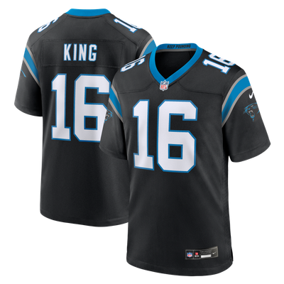 Haynes King Carolina Panthers Nike Team Game Jersey - Black