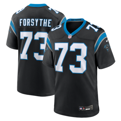 Stone Forsythe Carolina Panthers Nike Team Game Jersey - Black