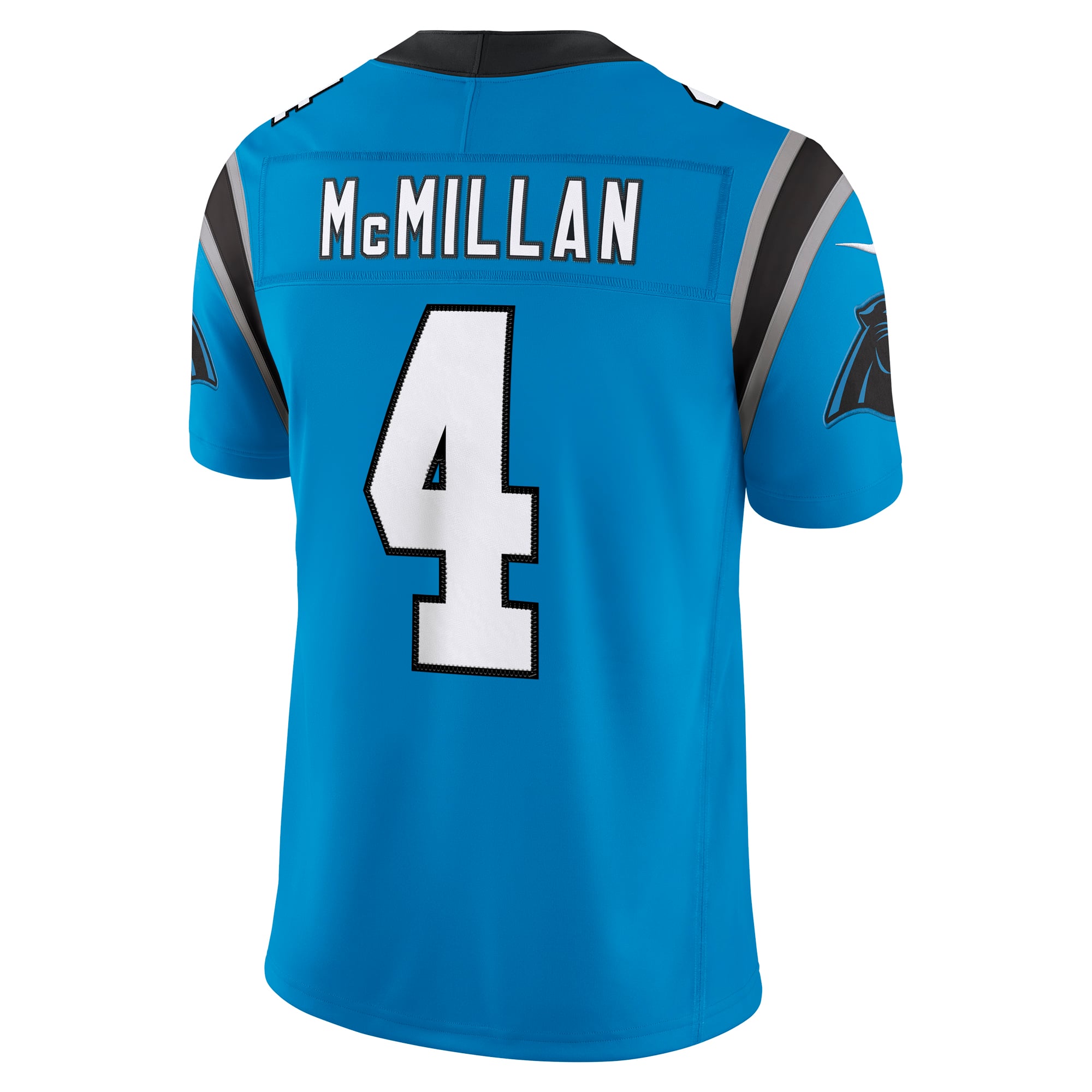 Men's Nike Tetairoa McMillan Blue Carolina Panthers Alternate Vapor F.U.S.E. Stitched Limited Jersey