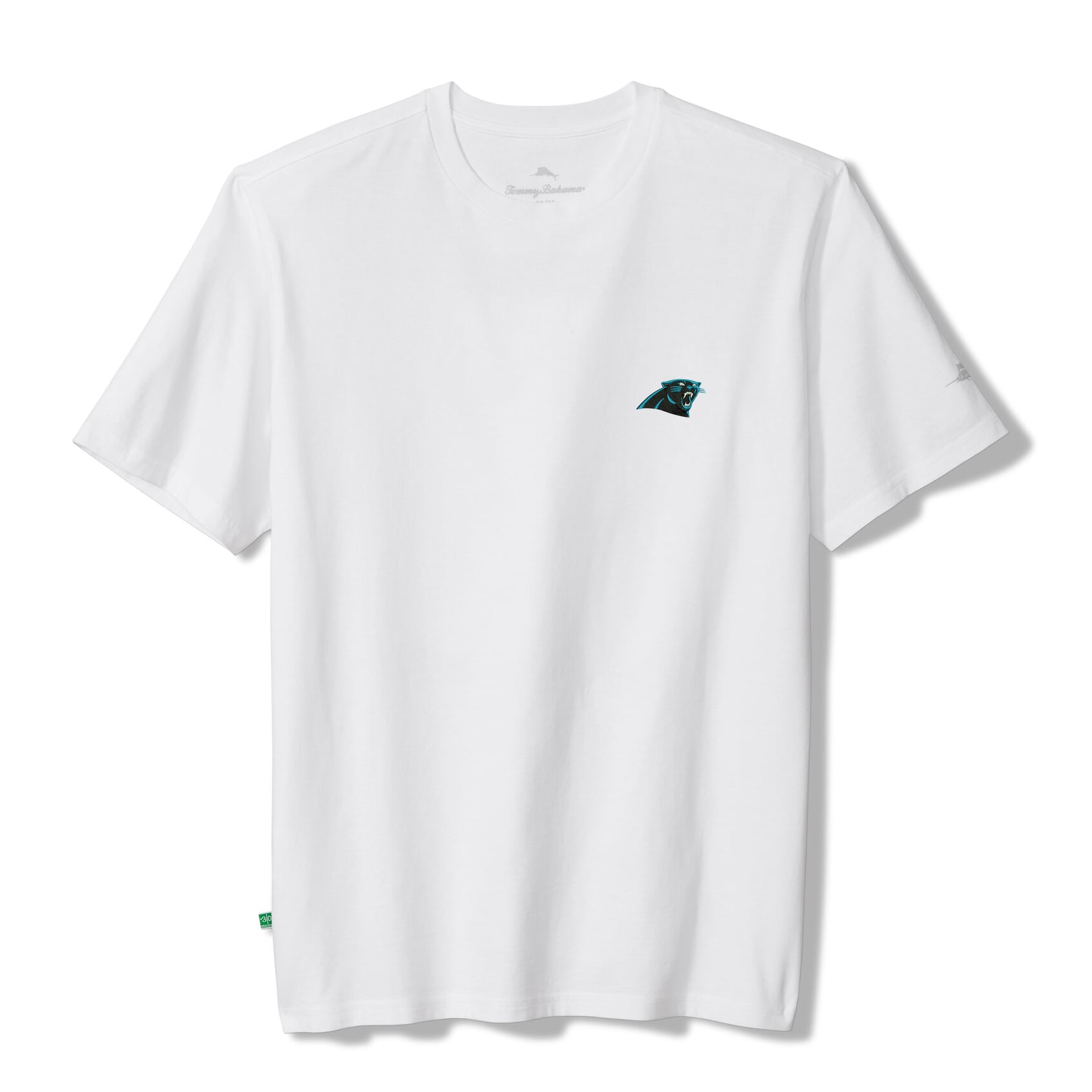 Men's Tommy Bahama White Carolina Panthers Tailgate State of Mind T-Shirt