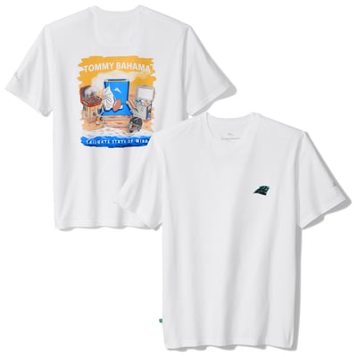 Carolina Panthers Tommy Bahama Tailgate State of Mind T-Shirt - White