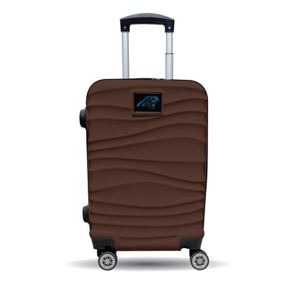 Carolina Panthers MOJO Brown Color Blitz Carry-On Hardcase Spinner Luggage
