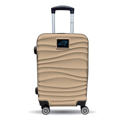Carolina Panthers MOJO Tan Color Blitz Carry-On Hardcase Spinner Luggage
