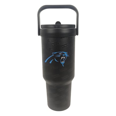 Carolina Panthers Pegasus 40oz. 5-D Logo Wordmark Stainless Steel ProCarry Tumbler