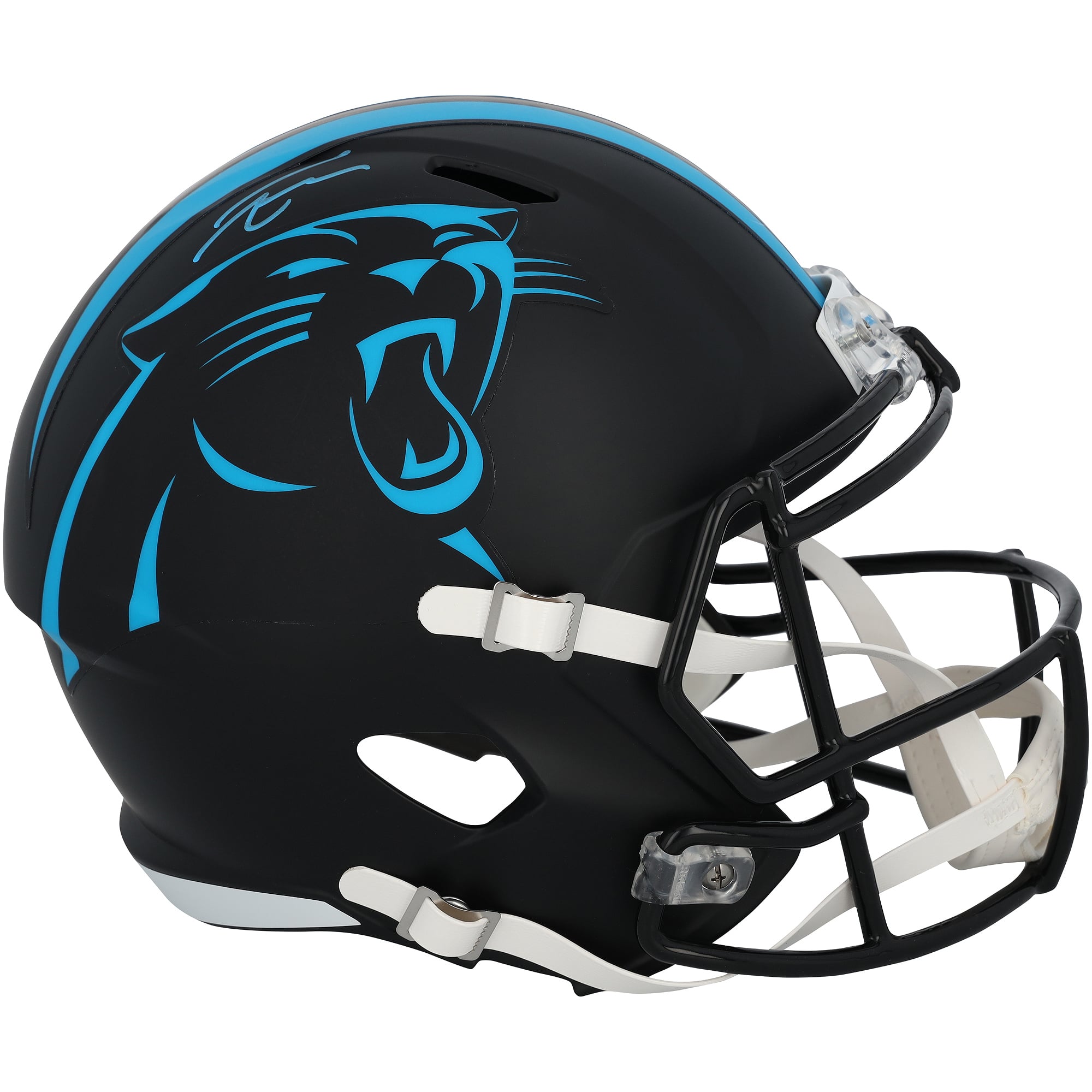 Casque réplique Riddell 2022 Alternate Speed ​​autographié par Tetairoa McMillan des Panthers de la Caroline