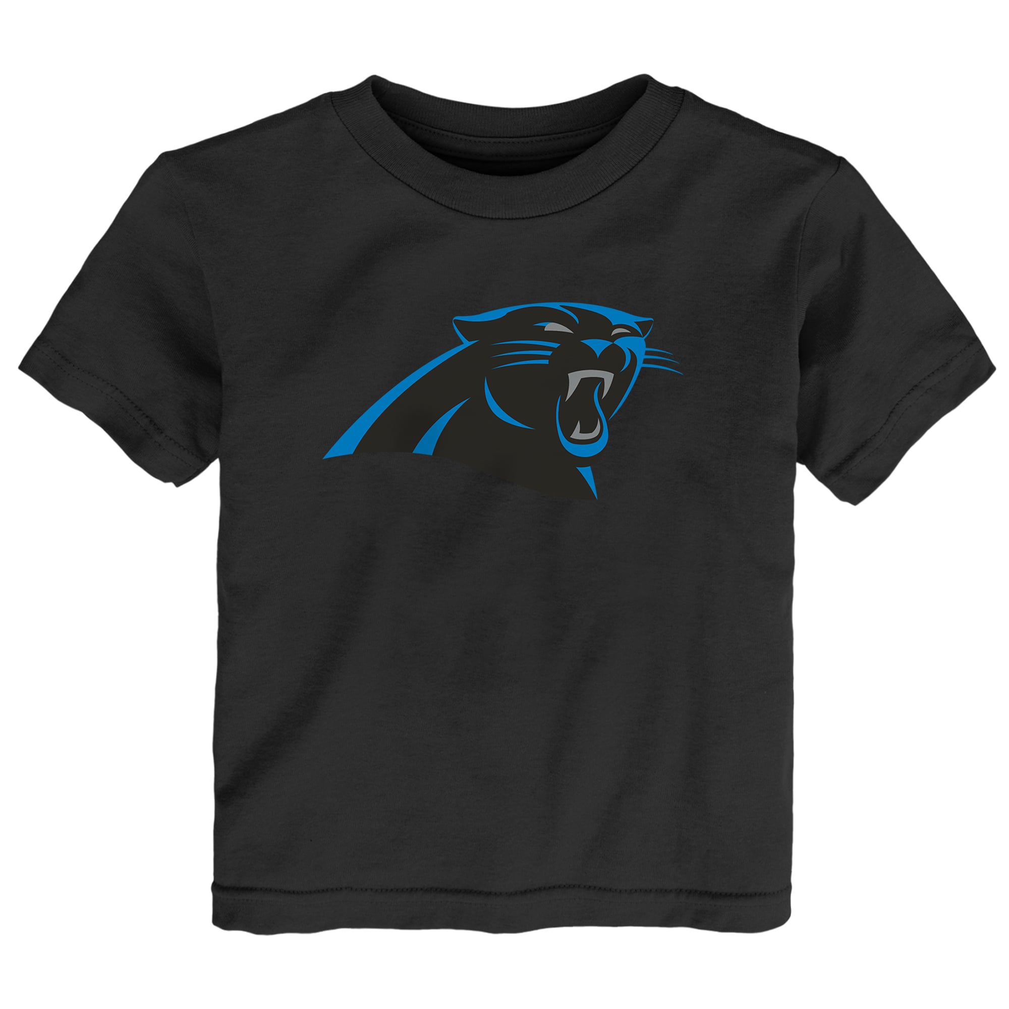 T-shirt Outerstuff pour tout-petits avec logo principal des Panthers de la Caroline, noir