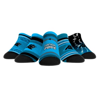  Carolina Panthers Rock Em Unisex Super Fan Five-Pack Low-Cut Socks Set