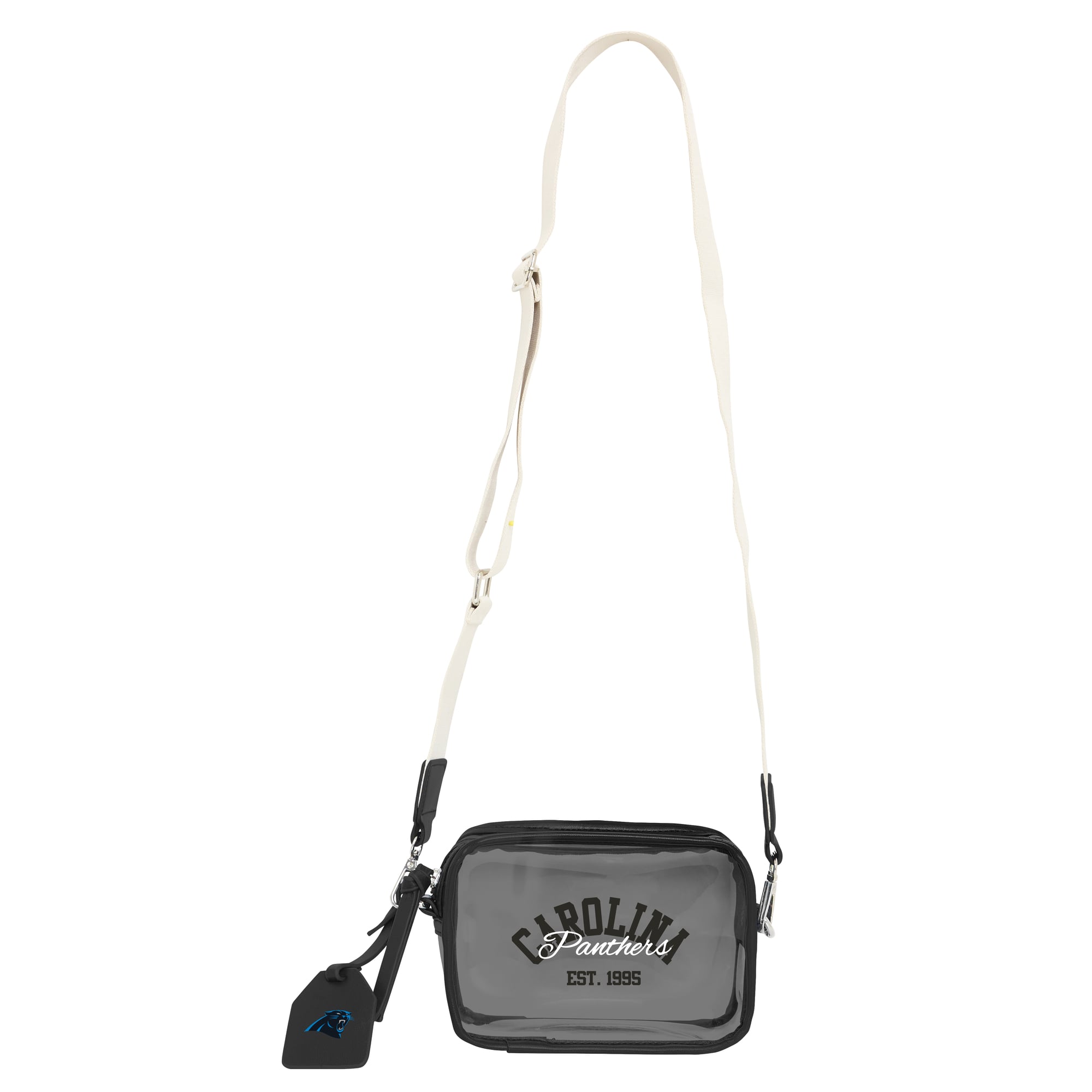 Sac bandoulière transparent WEAR by Erin Andrews Carolina Panthers