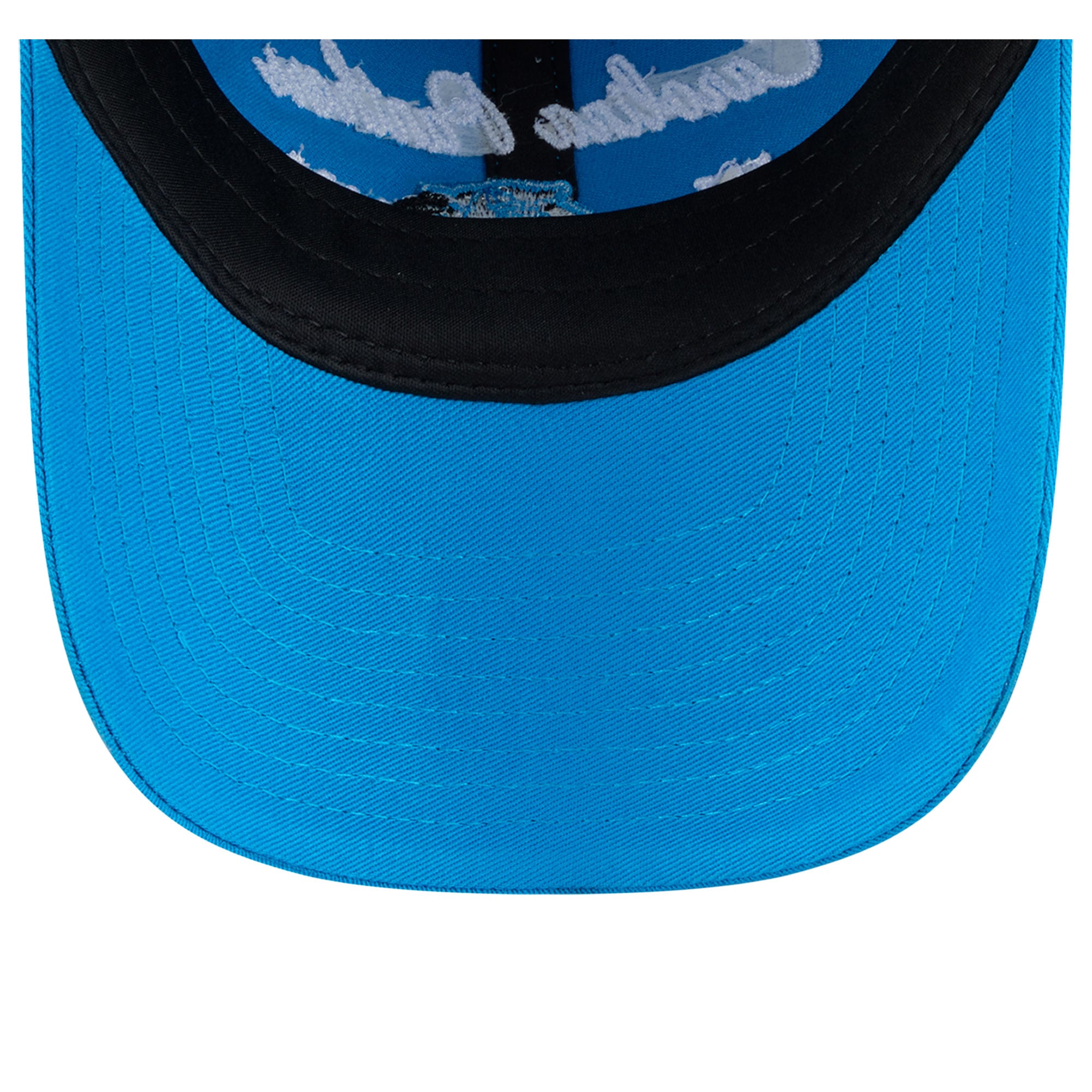 Casquette New Era bleue pour femme, logo Carolina Panthers, style classique décontracté et ajustable