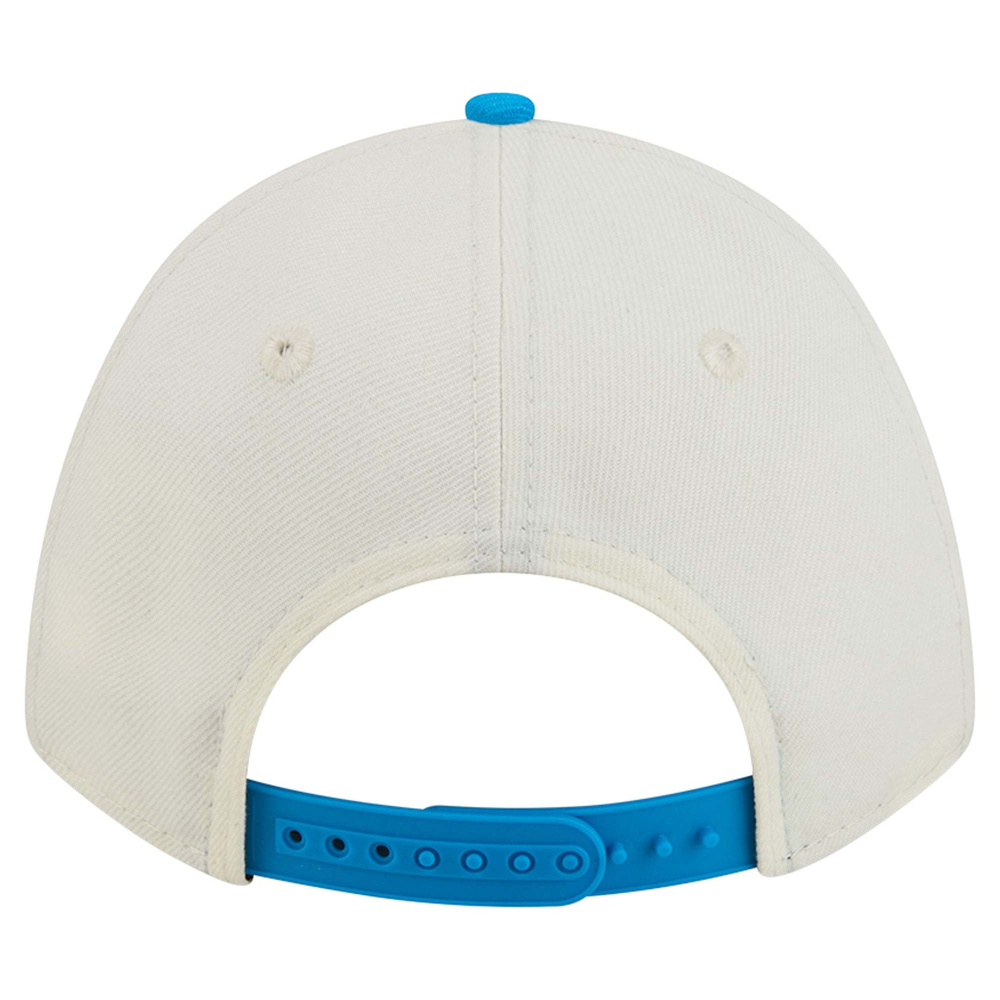 Women's New Era Cream/Blue Carolina Panthers Tonal A-Frame 9FORTY Adjustable Hat