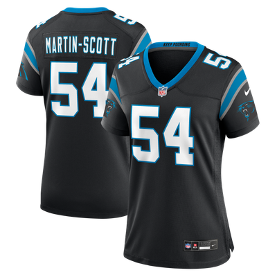 Bam Martin Scott Carolina Panthers Nike Women's Team Game Jersey - Black