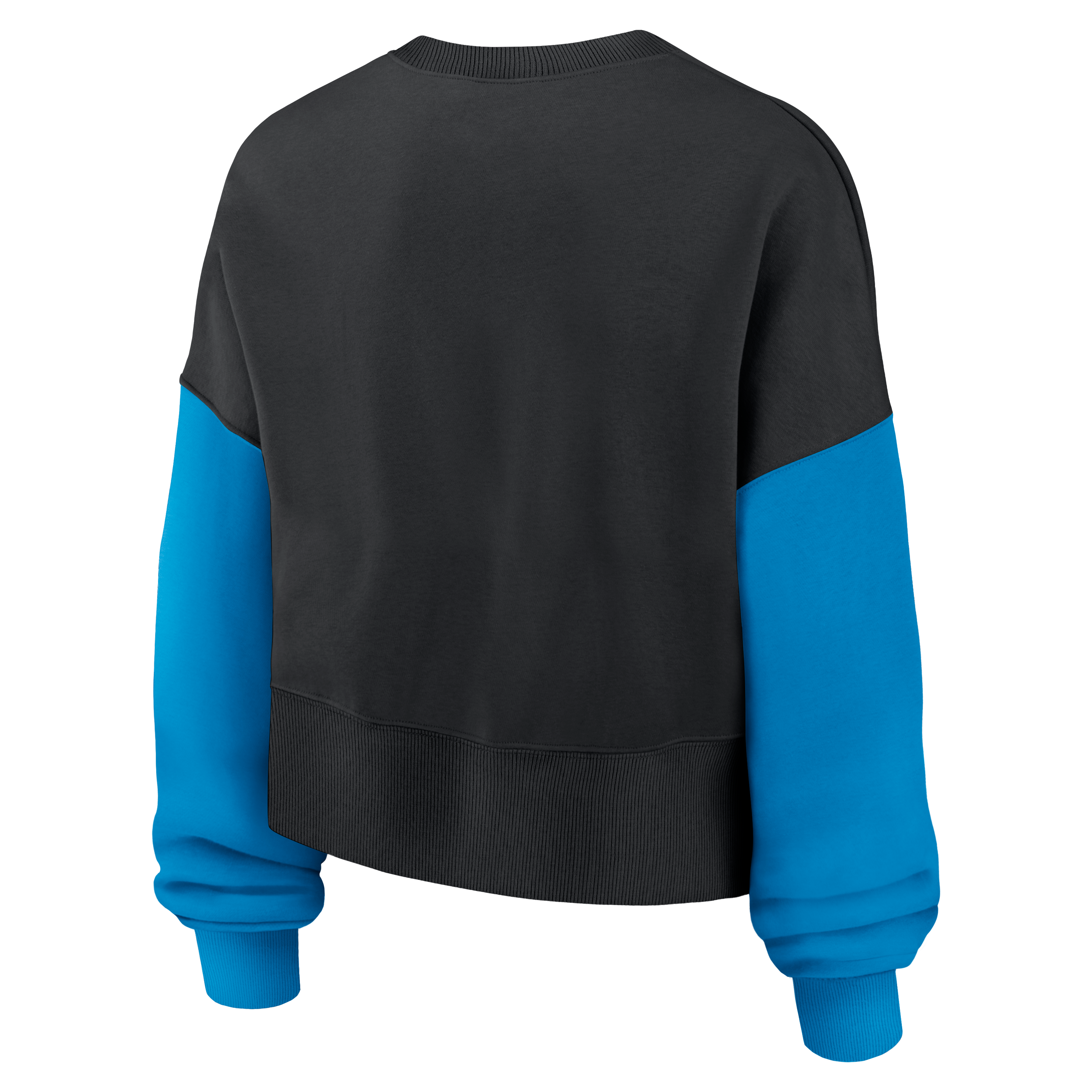 Women's Nike Black Carolina Panthers Oversized Phoenix Fleece Sweatshirt