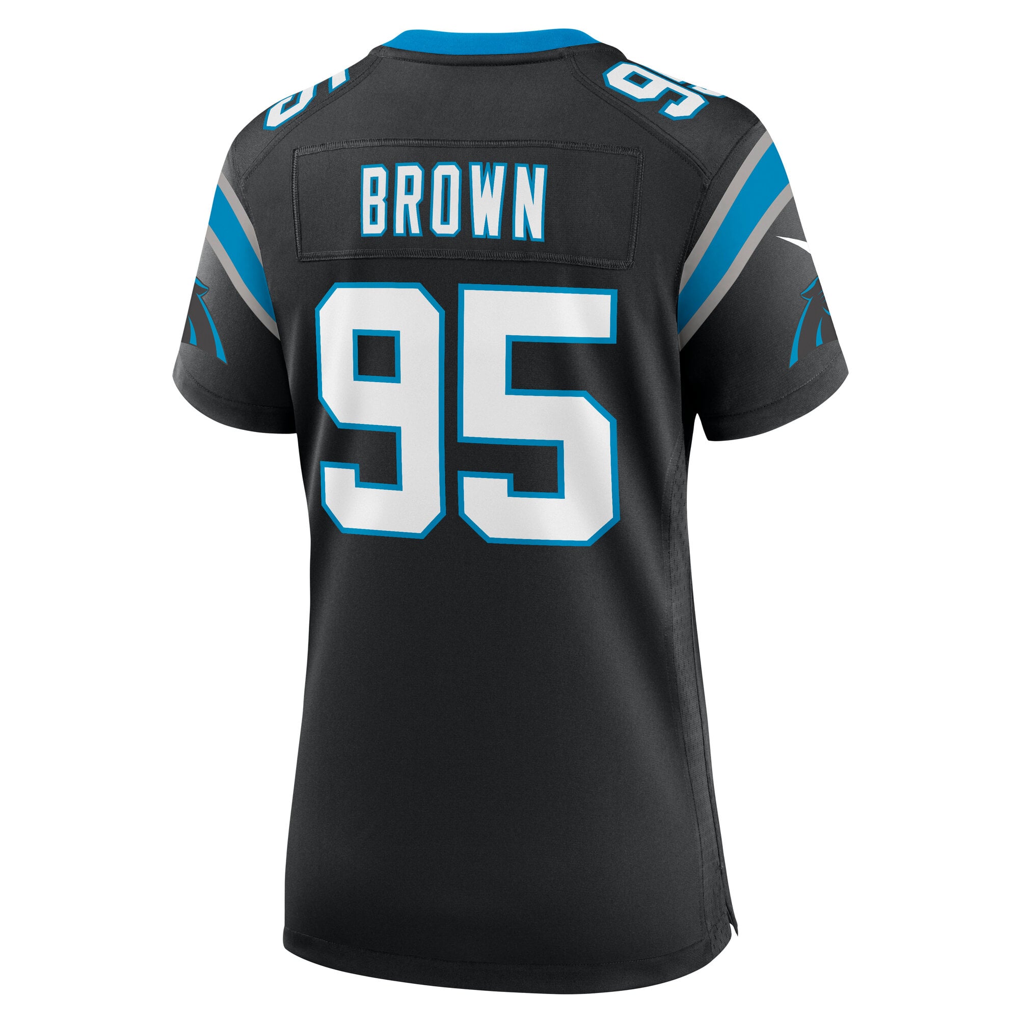Women's Nike Derrick Brown Black Carolina Panthers Game Jersey