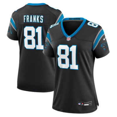 Feleipe Franks Carolina Panthers Nike Women's Team Game Jersey - Black